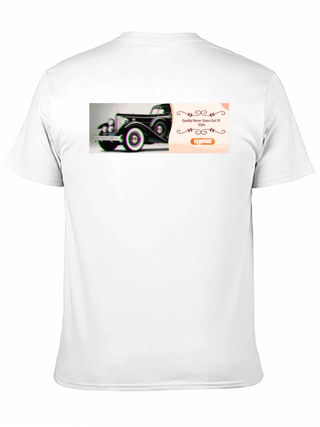 Classic Car Graphic Black T-Shirt