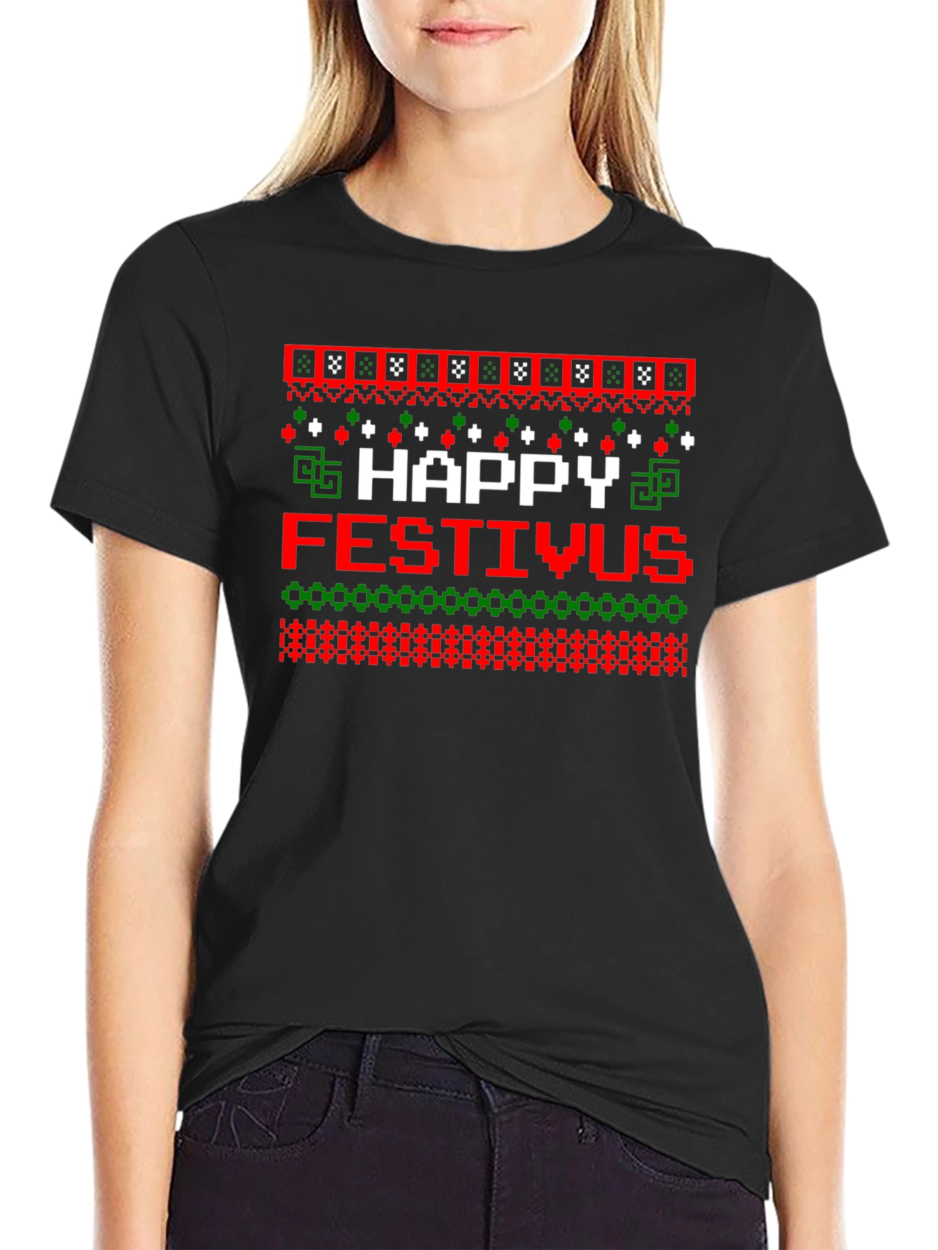 Happy Festivus Ugly Christmas Sweater T-Shirt