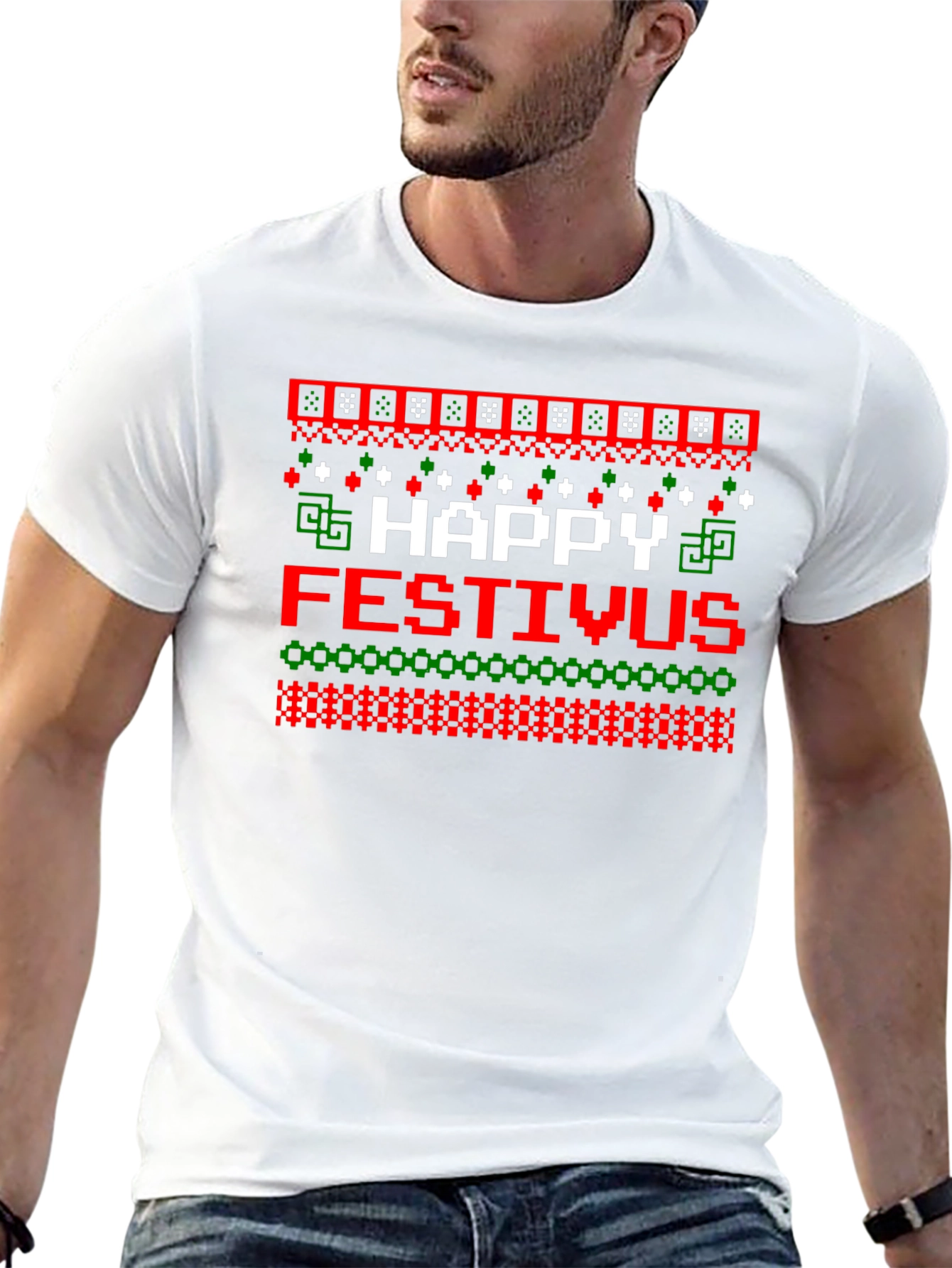 Happy Festivus Ugly Christmas Sweater T-Shirt