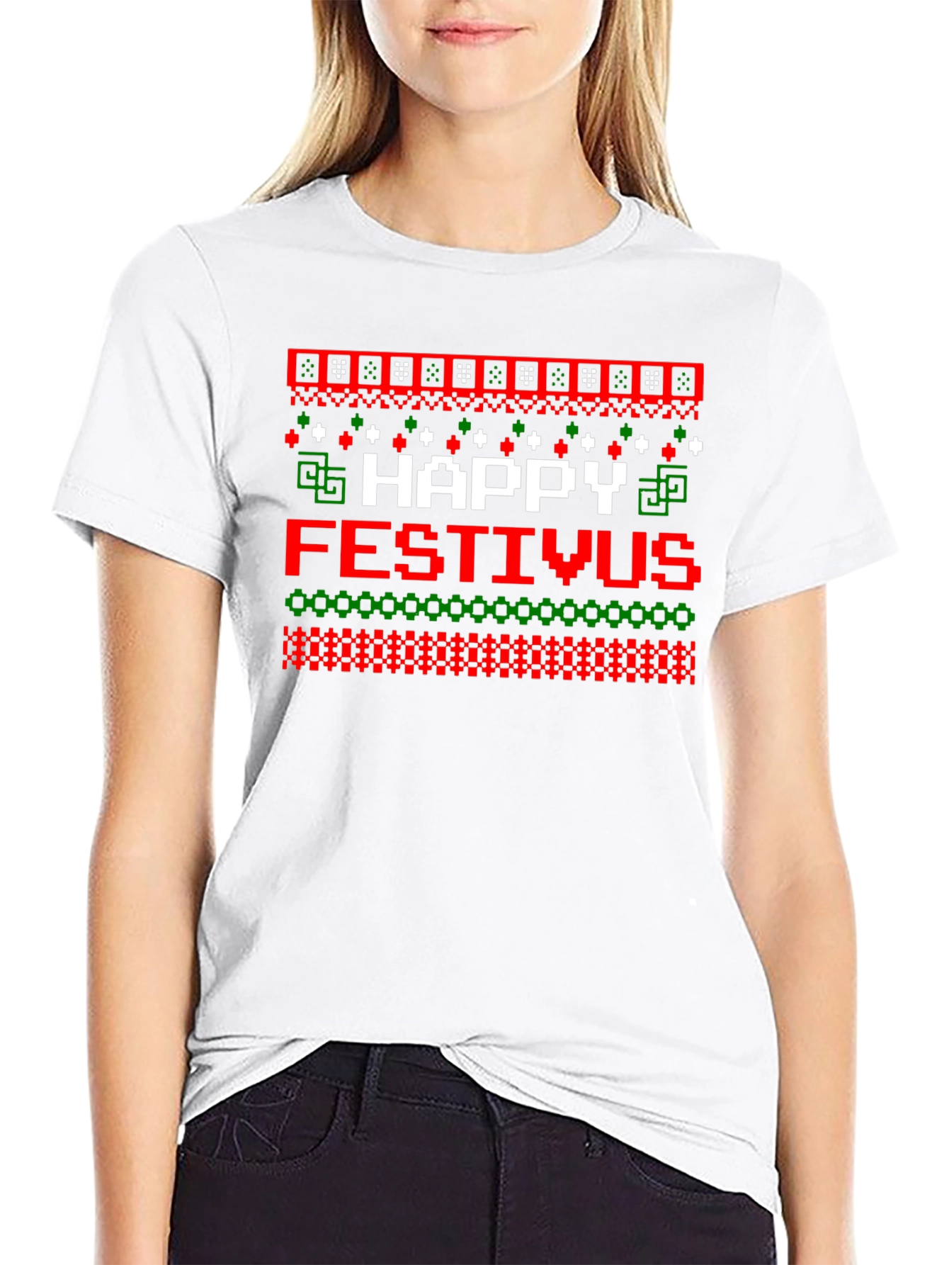 Happy Festivus Ugly Christmas Sweater T-Shirt