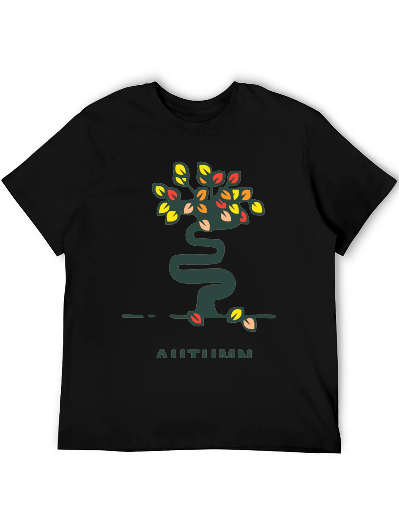Autumn Tree Graphic Tee - Stylish Fall Fashion T-Shirt