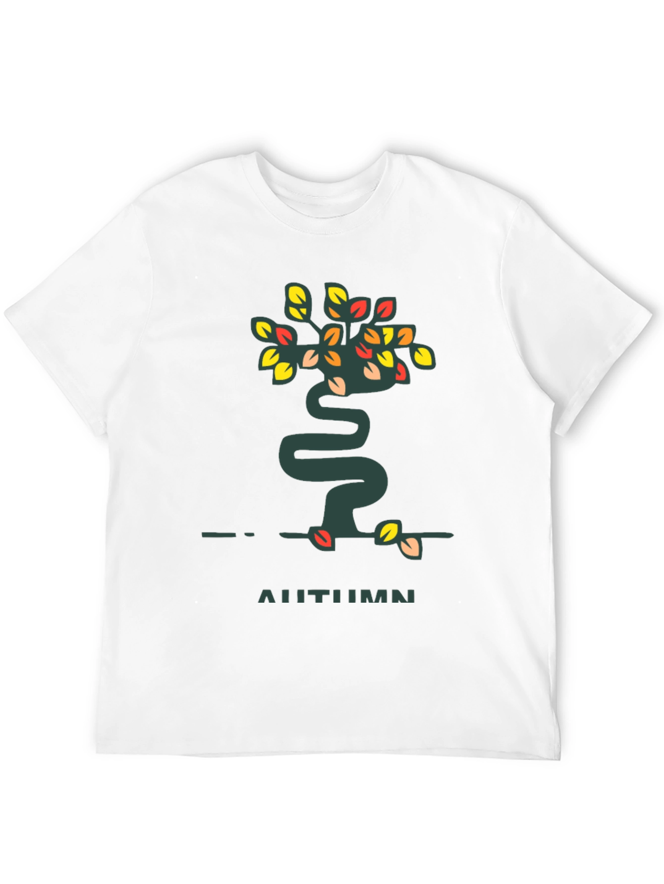 Autumn Tree Graphic Tee - Stylish Fall Fashion T-Shirt