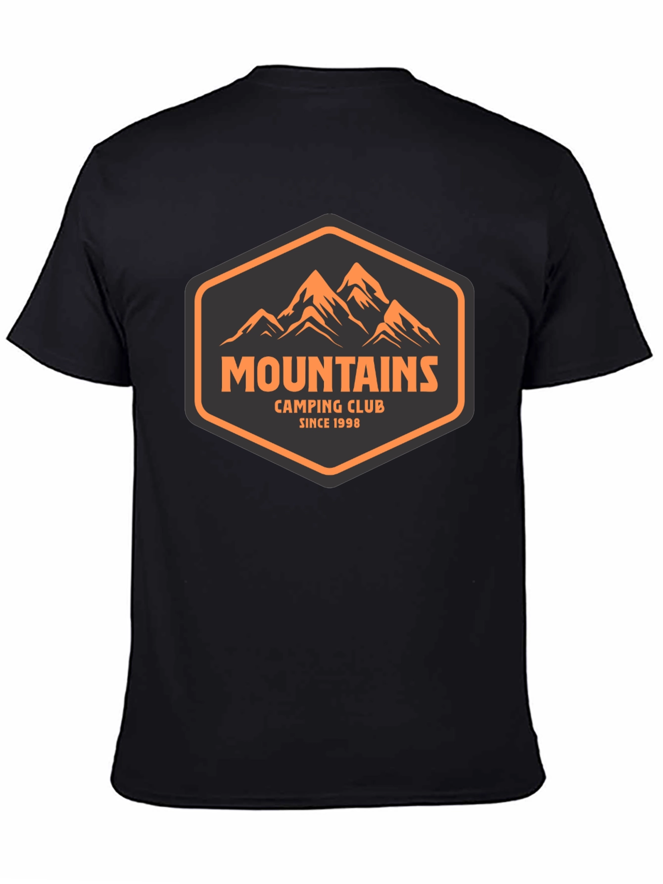 Mountains Camping Club Tee - Black