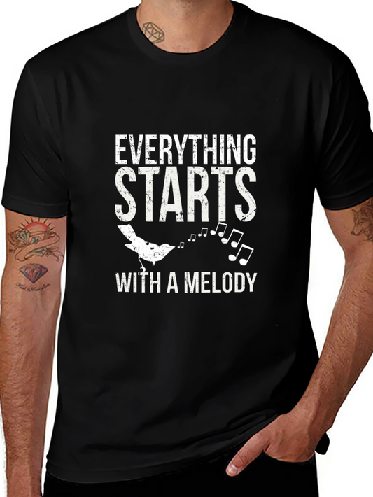 Everything Starts With A Melody Graphic Tee