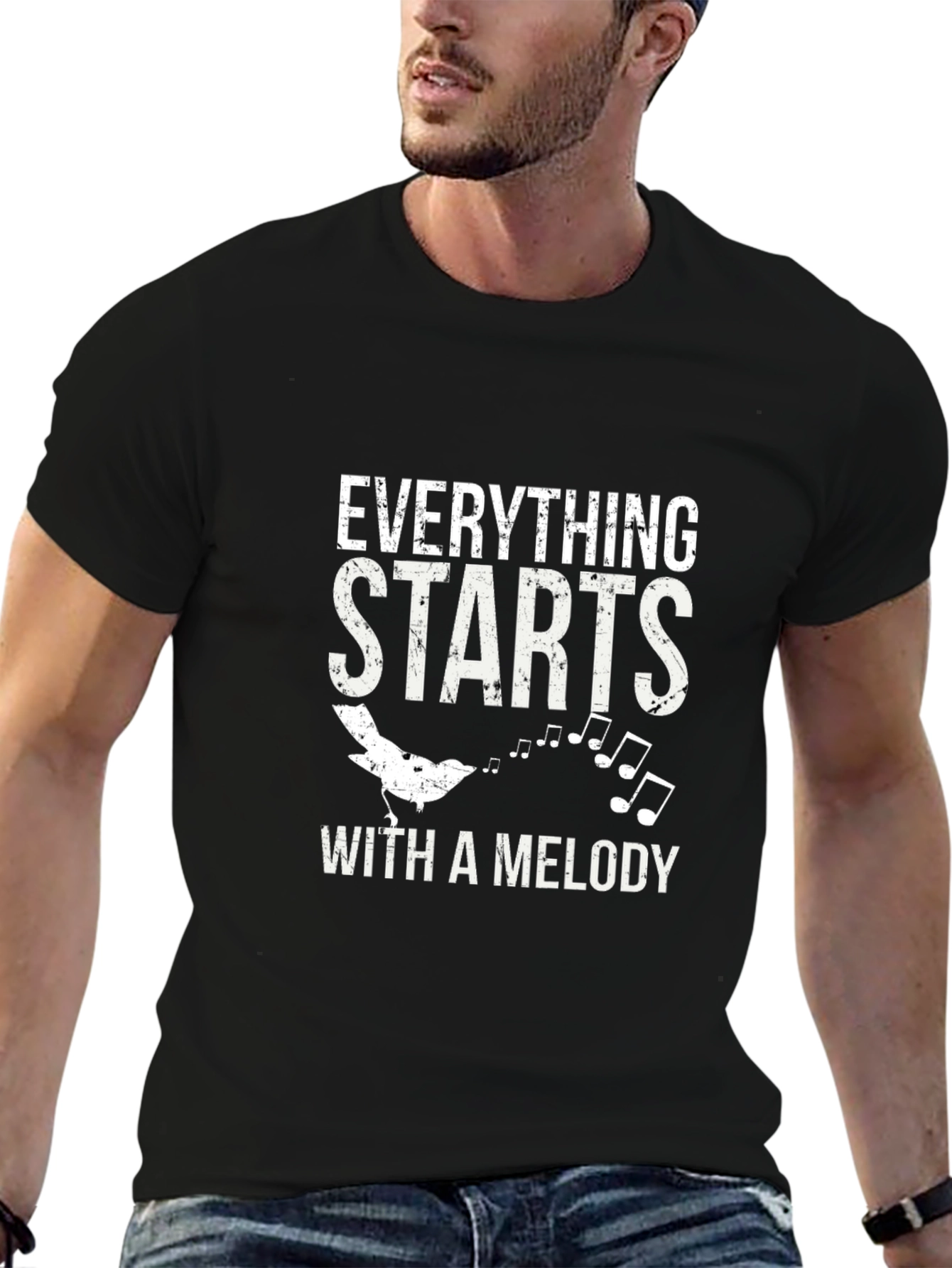 Everything Starts With A Melody Graphic Tee