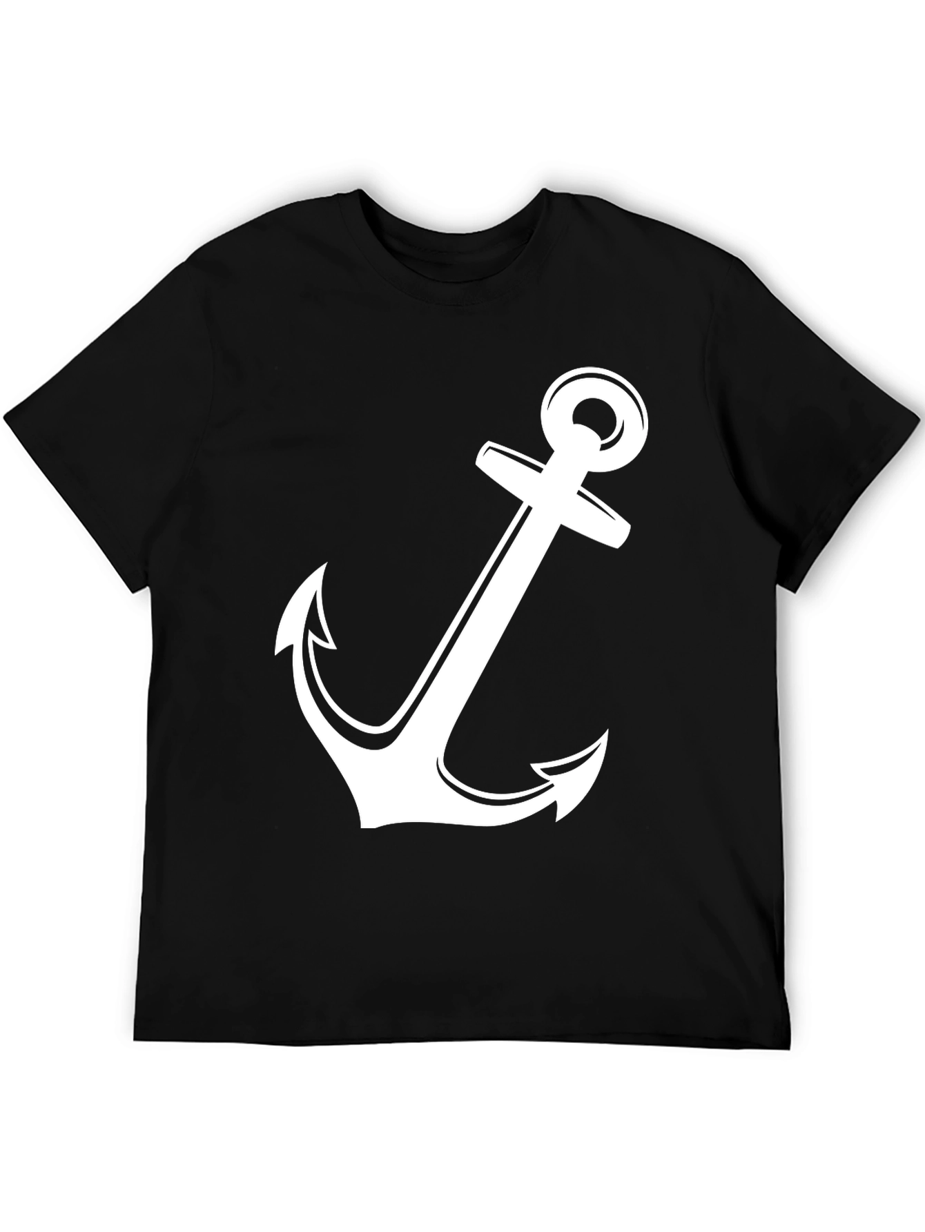 Anchor Graphic Tee - Classic Nautical Style