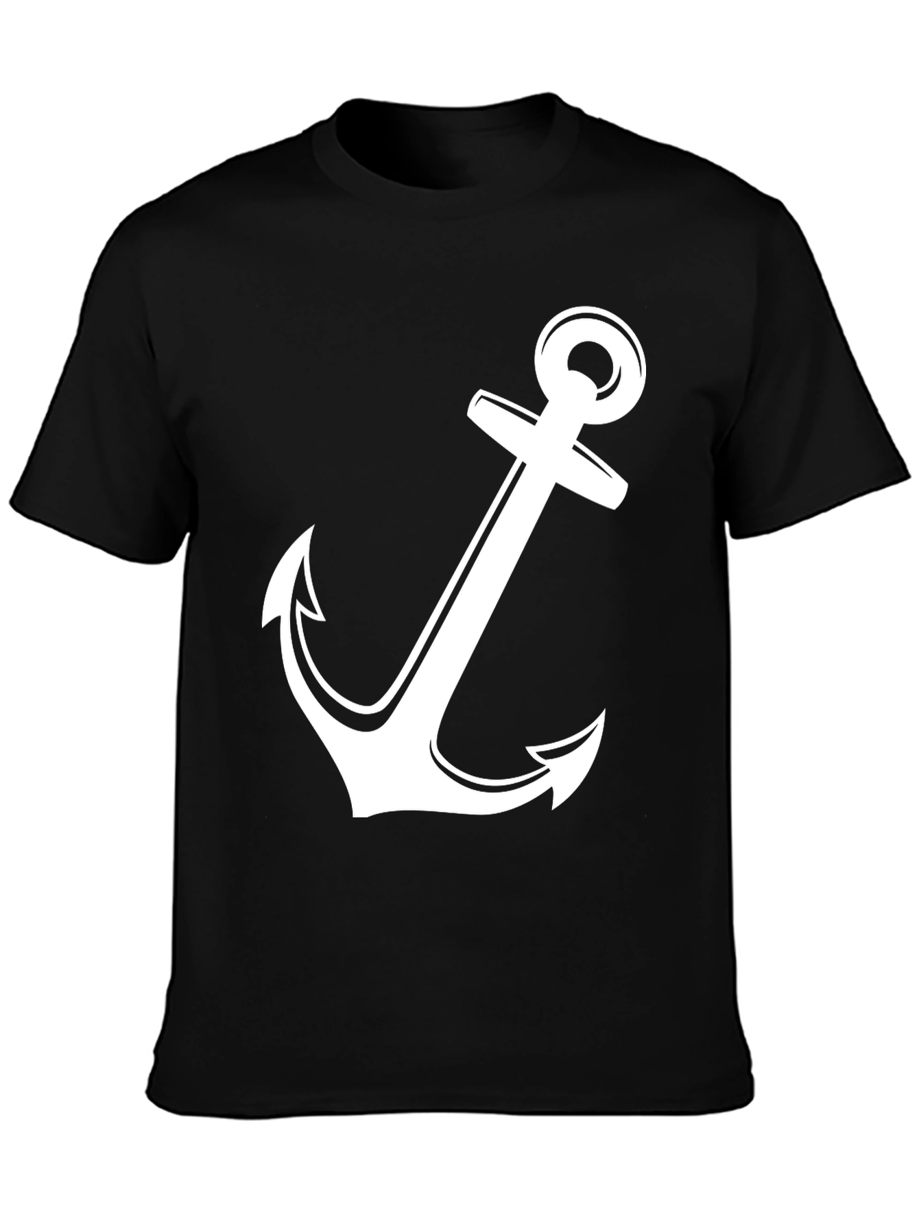 Anchor Graphic Tee - Classic Nautical Style