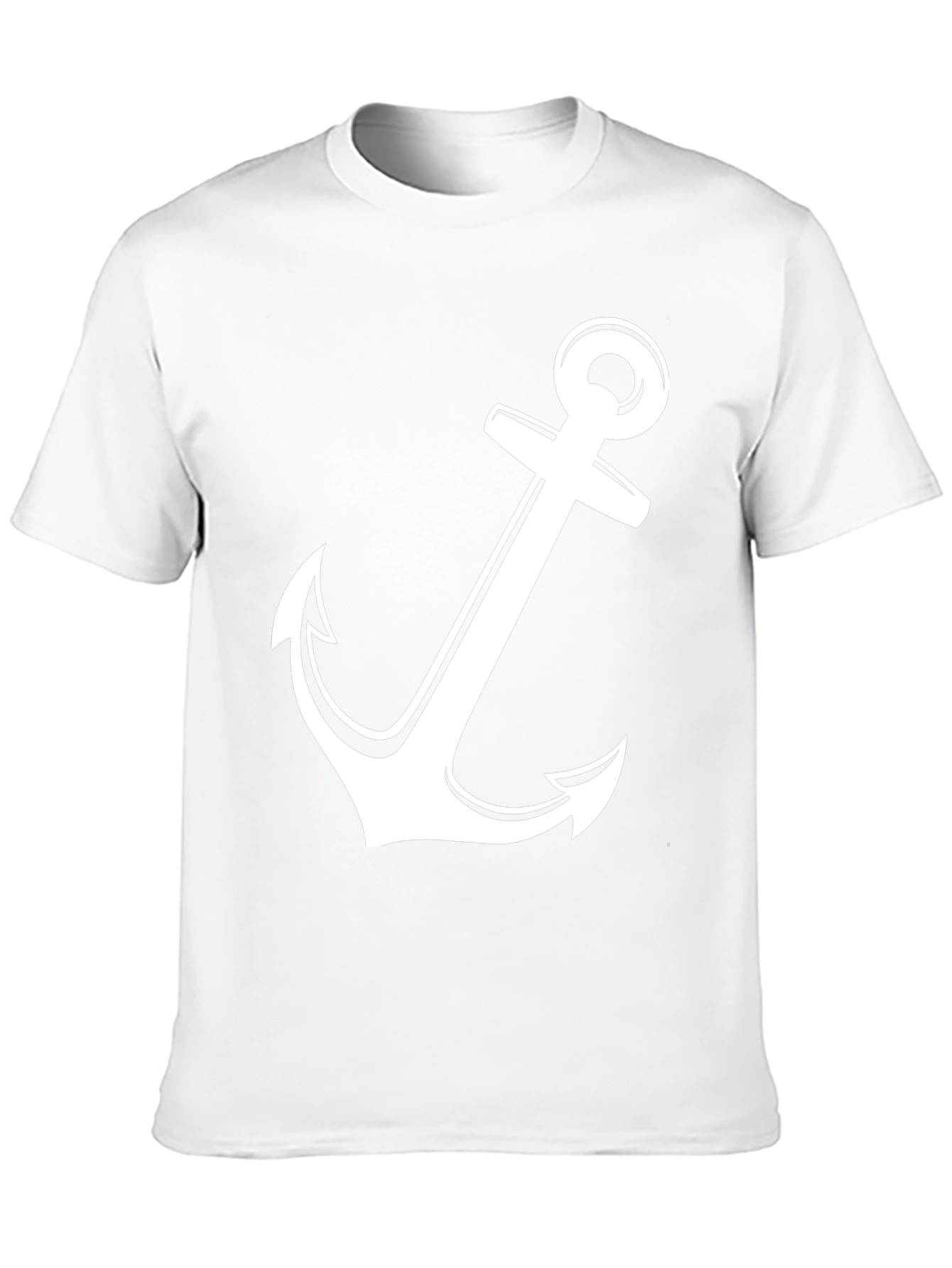 Anchor Graphic Tee - Classic Nautical Style