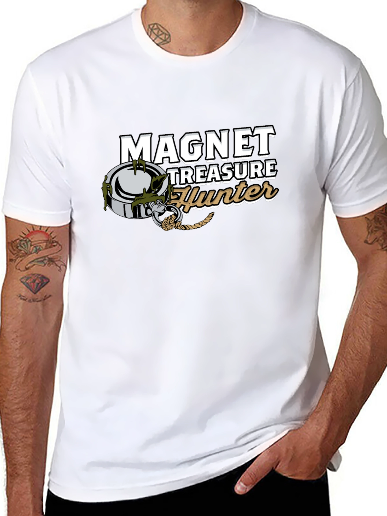 Magnet Treasure Hunter Graphic T-Shirt