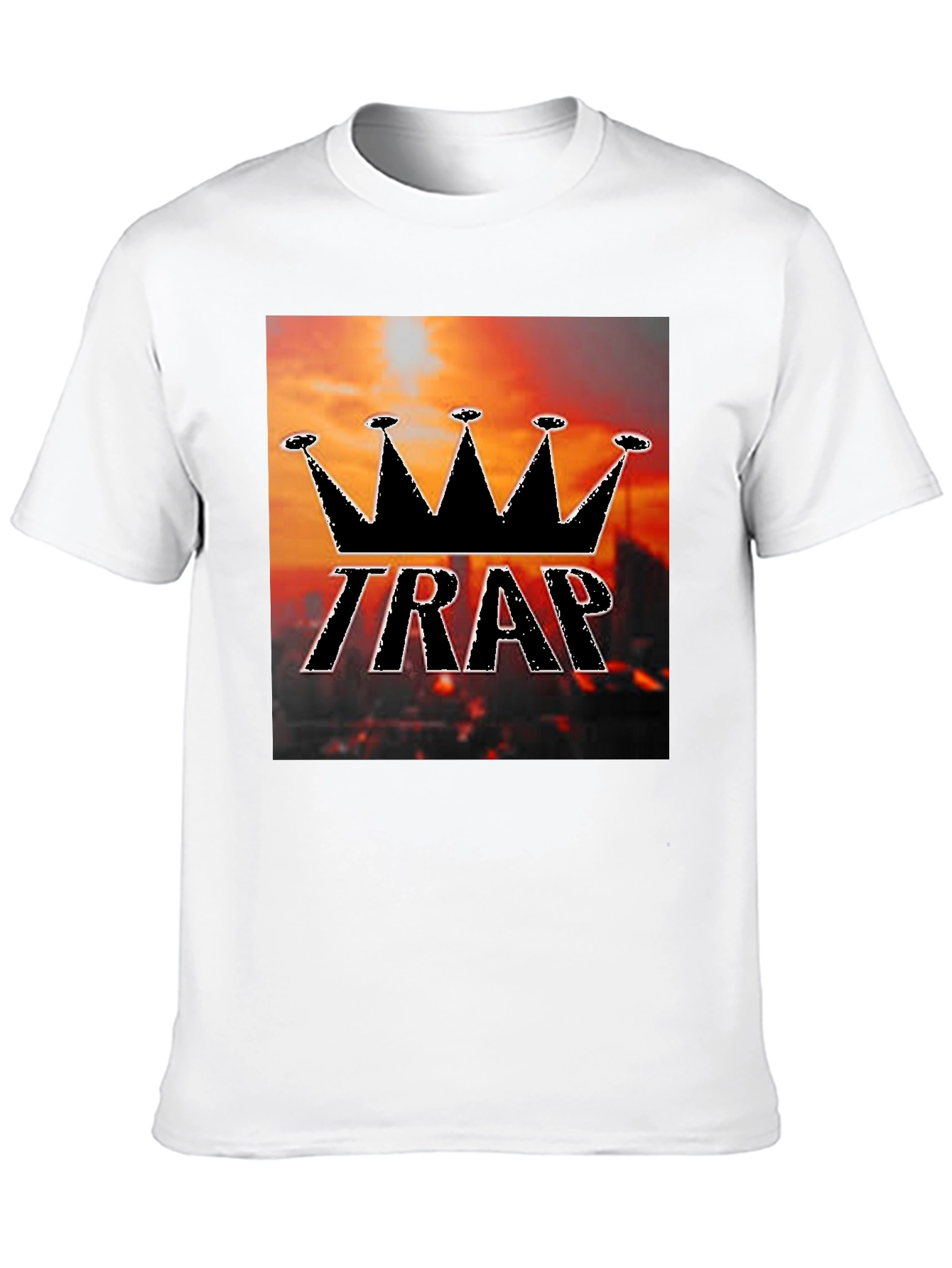 Trap King Black Graphic T-Shirt