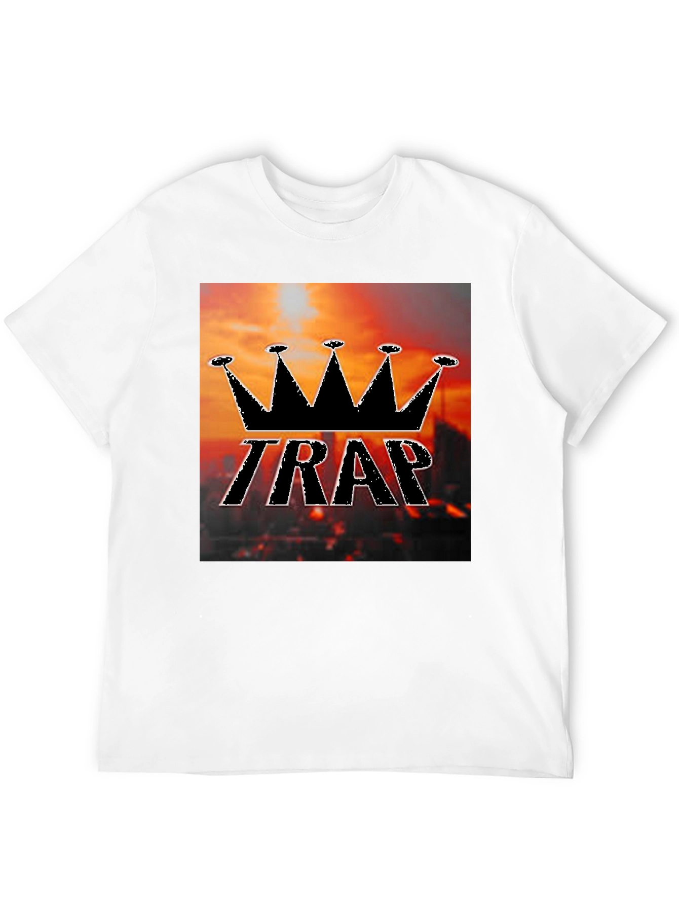 Trap King Black Graphic T-Shirt