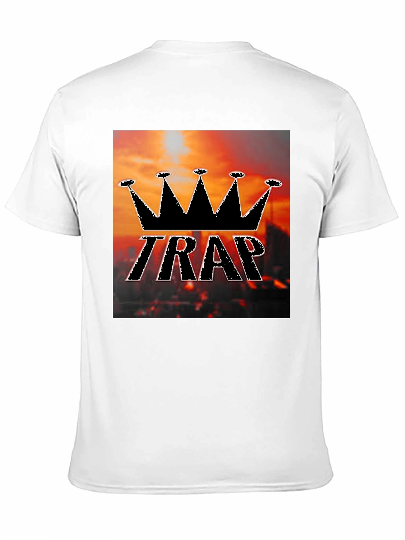Trap King Black Graphic T-Shirt