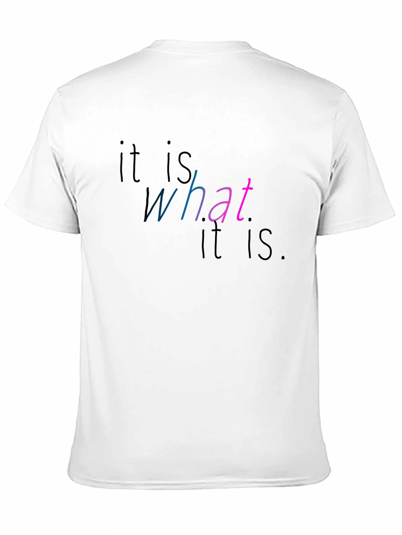 It Is What It Is Graphic Tee - Black