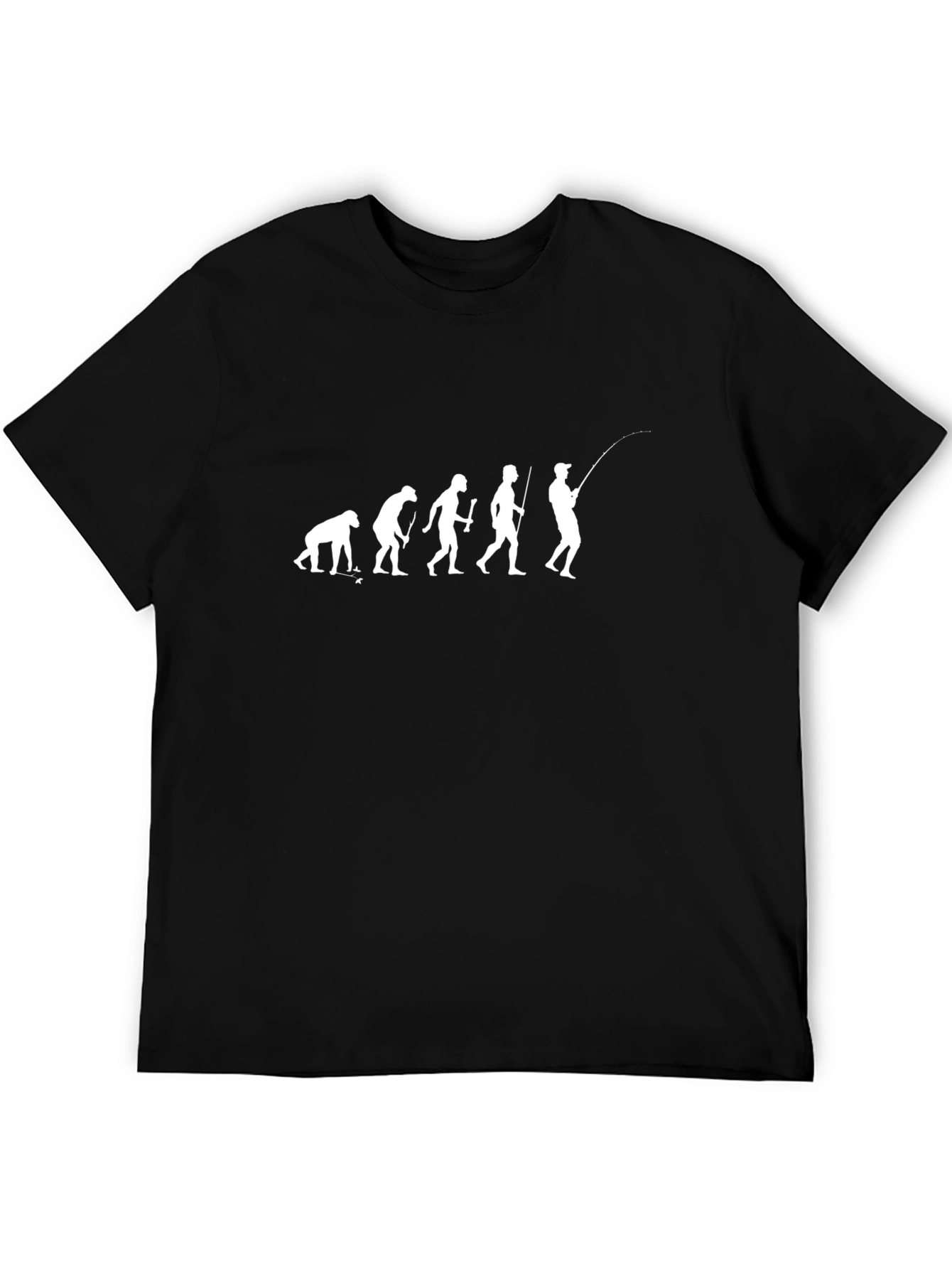 Evolution of Fishing T-Shirt - Funny Angler Tee