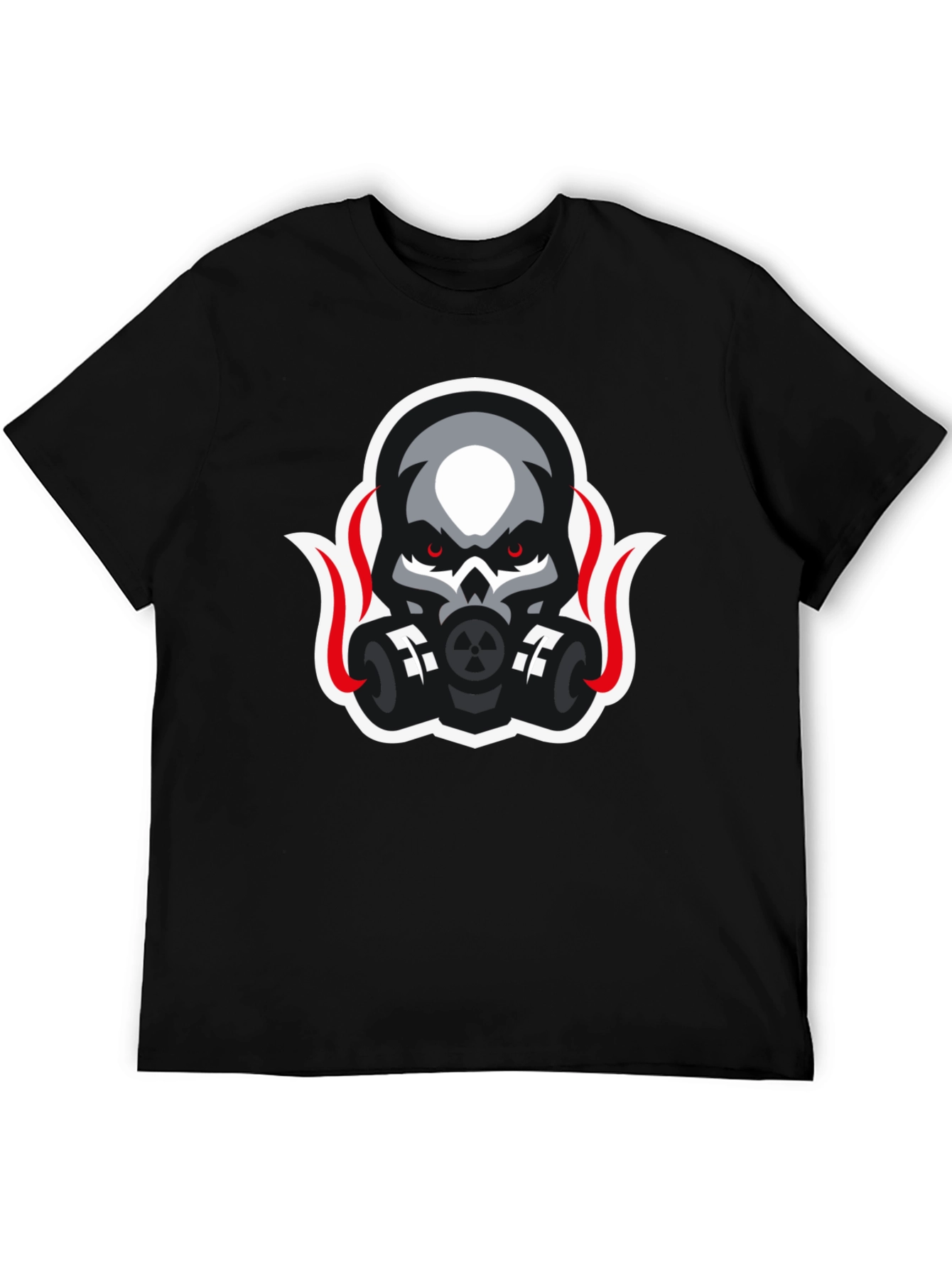 Skull Gas Mask T-Shirt - Edgy Graphic Tee