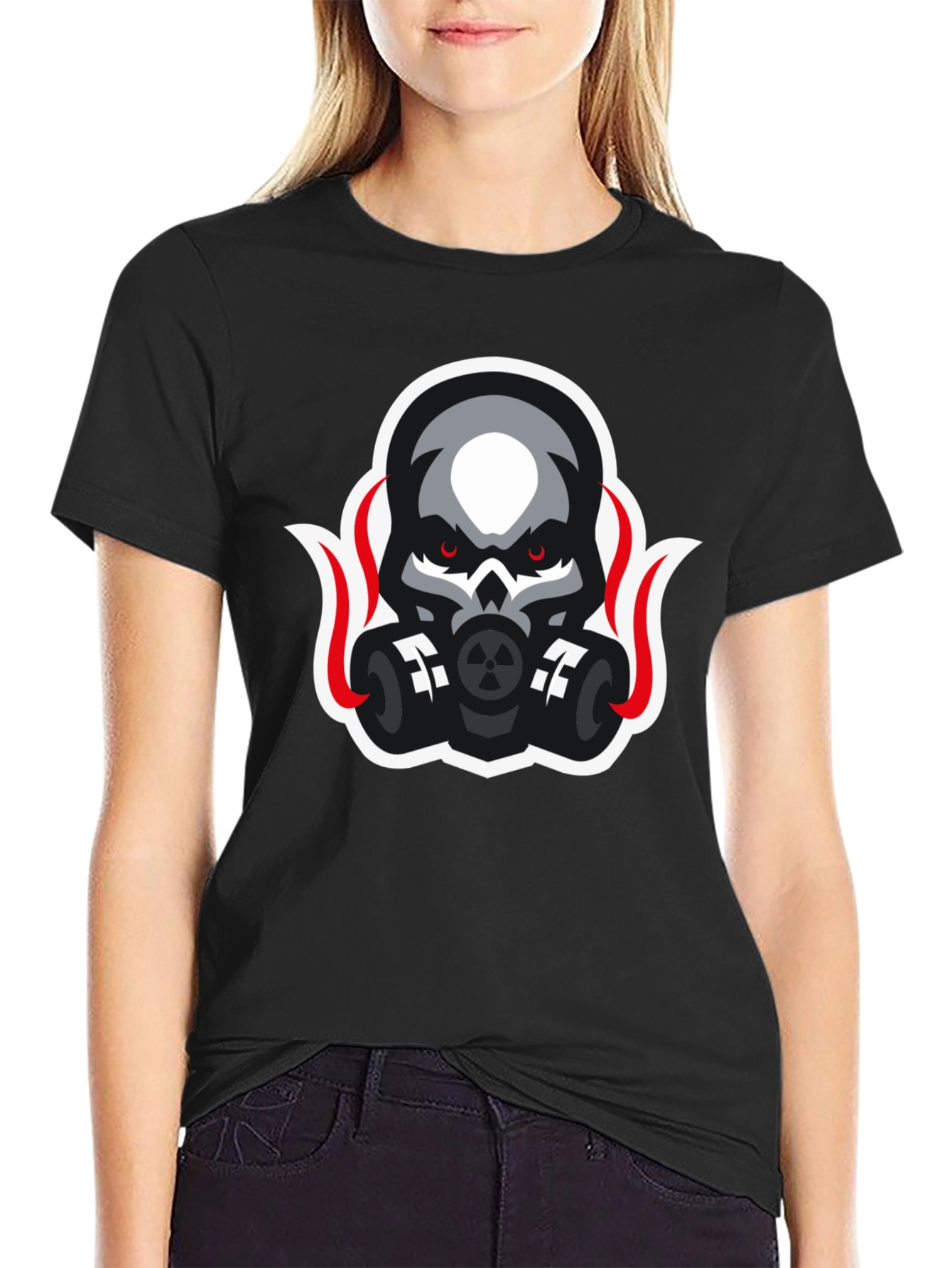 Skull Gas Mask T-Shirt - Edgy Graphic Tee