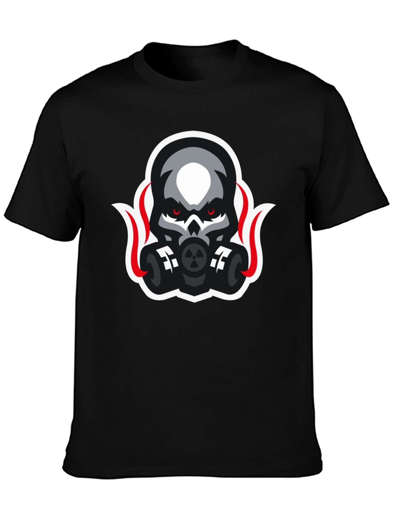 Skull Gas Mask T-Shirt - Edgy Graphic Tee