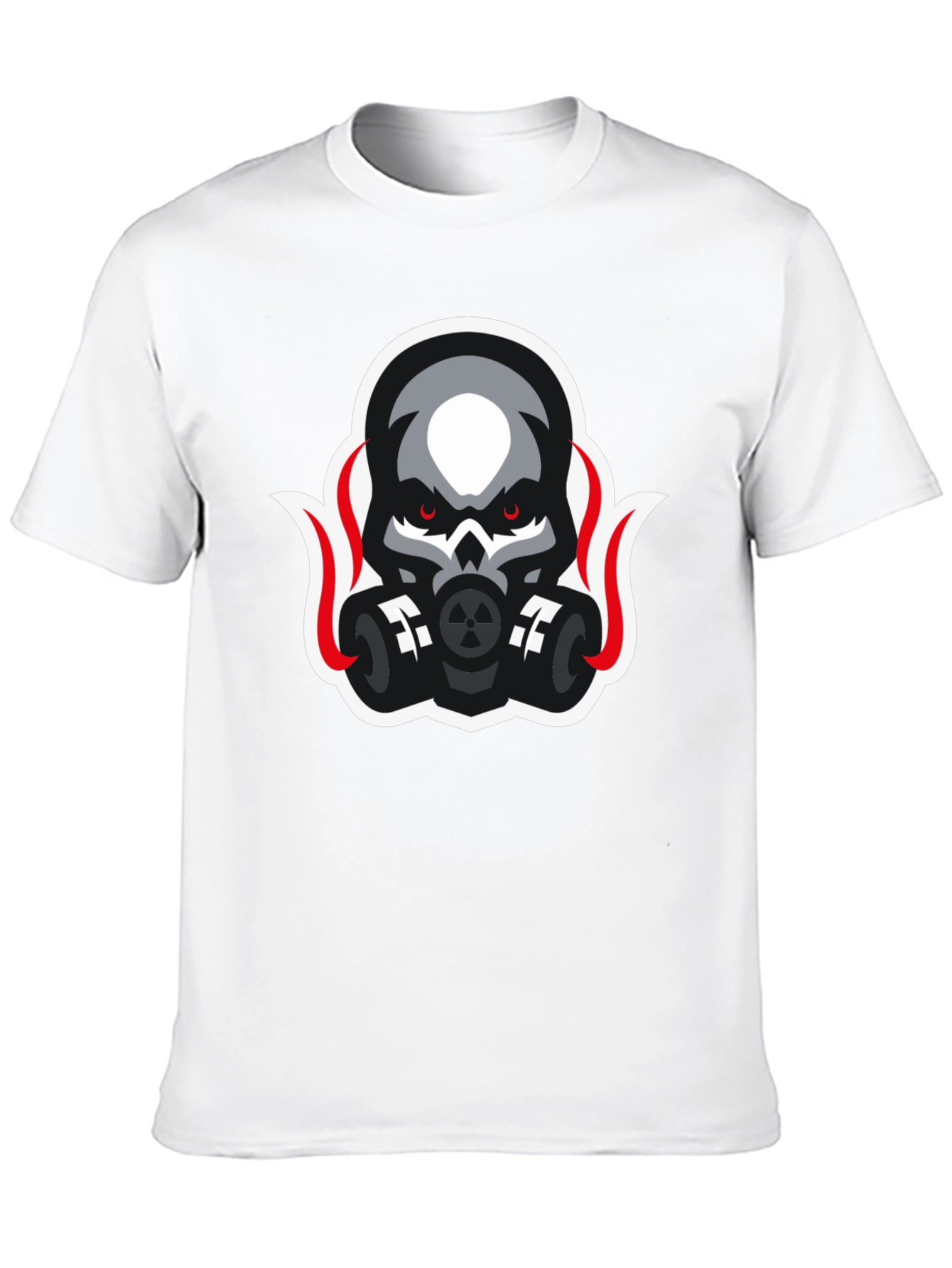 Skull Gas Mask T-Shirt - Edgy Graphic Tee