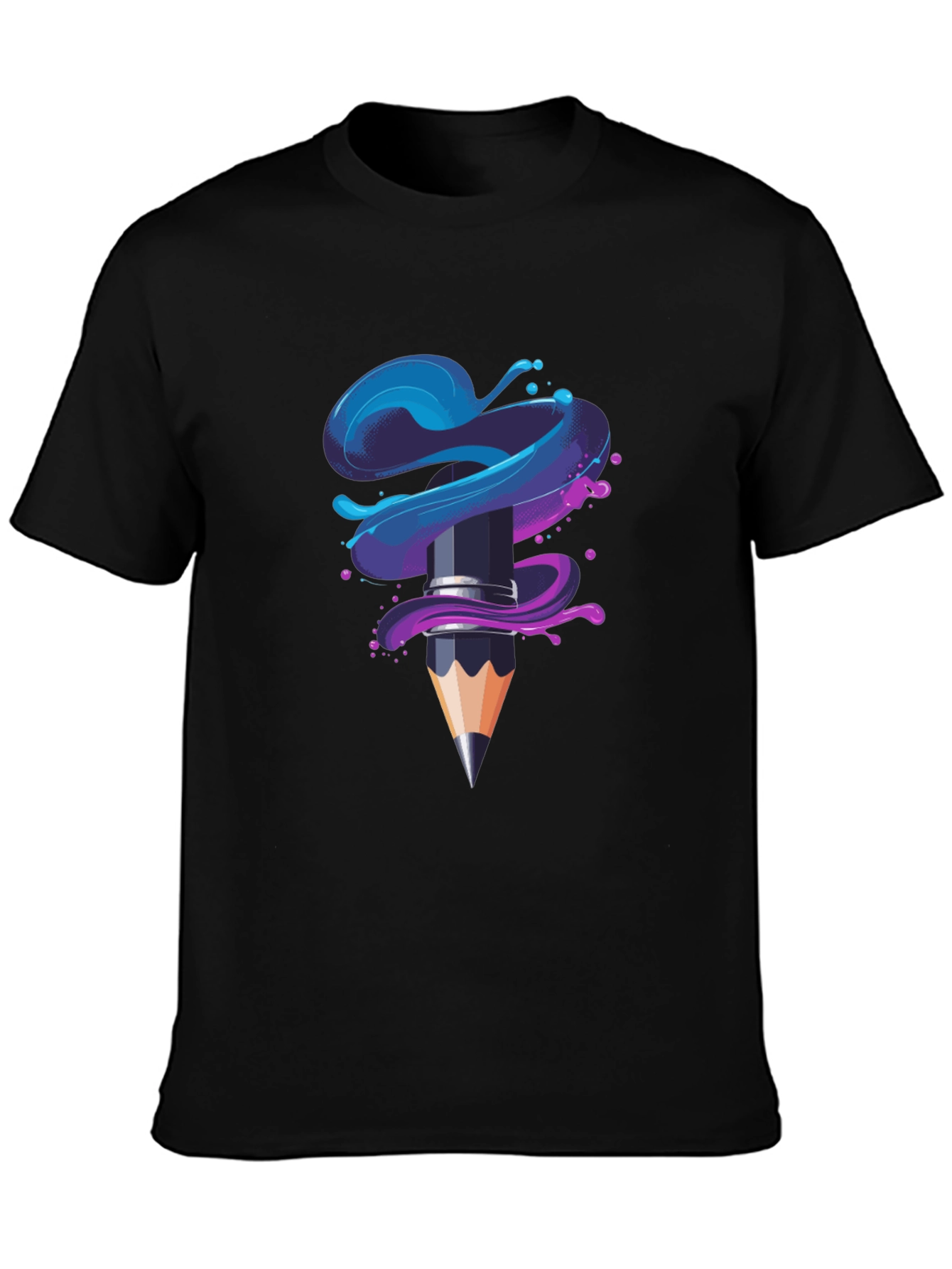 Creative Pencil Art Graphic T-Shirt