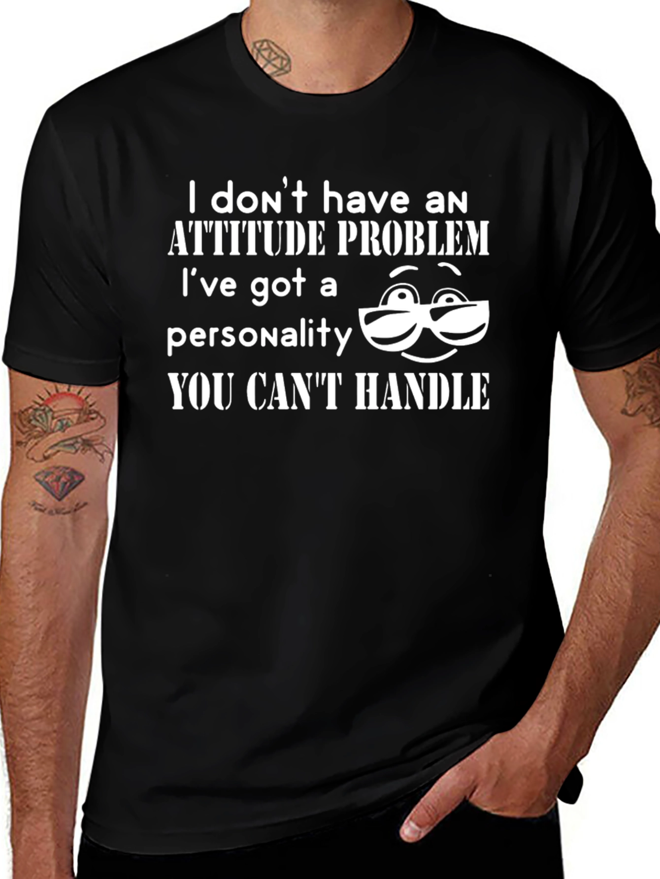 Attitude Problem Funny Graphic T-Shirt