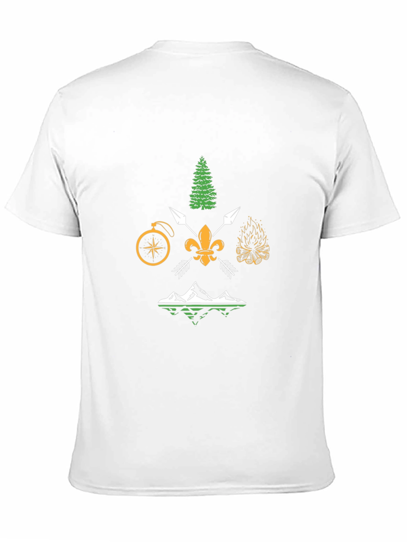 Outdoor Adventure Graphic Tee - Black