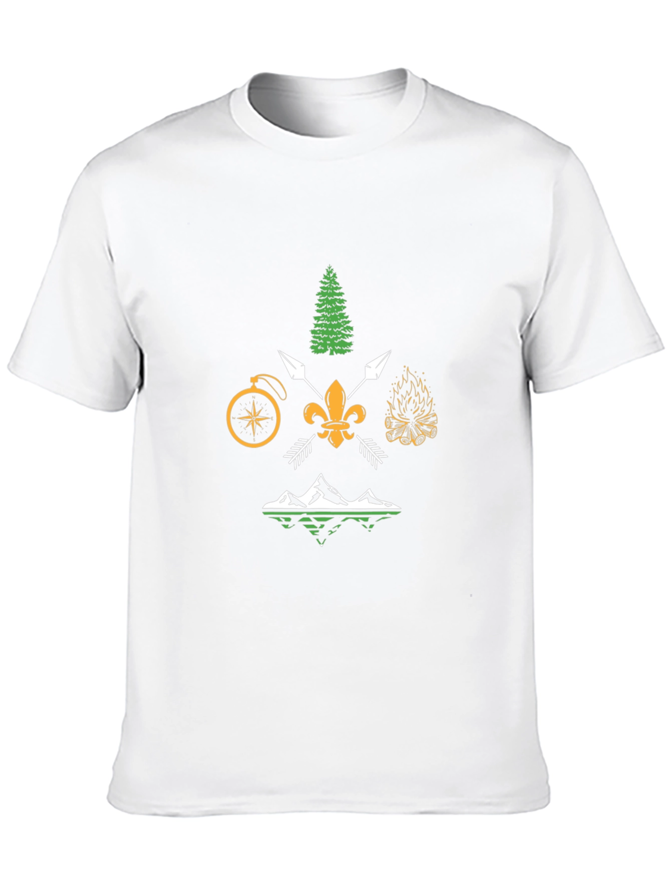 Outdoor Adventure Graphic Tee - Black