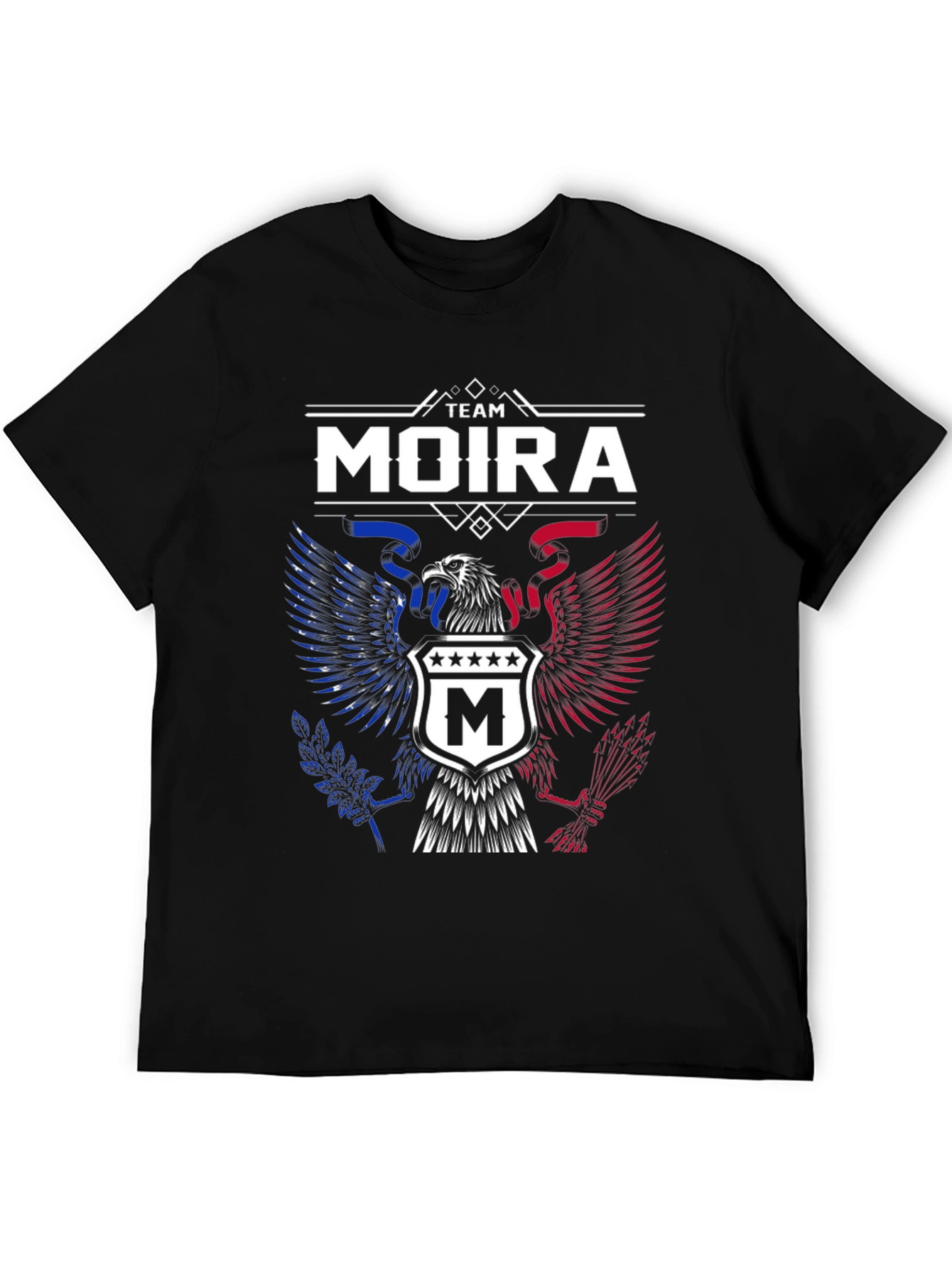Team Moira Graphic T-Shirt - Patriotic Eagle Design