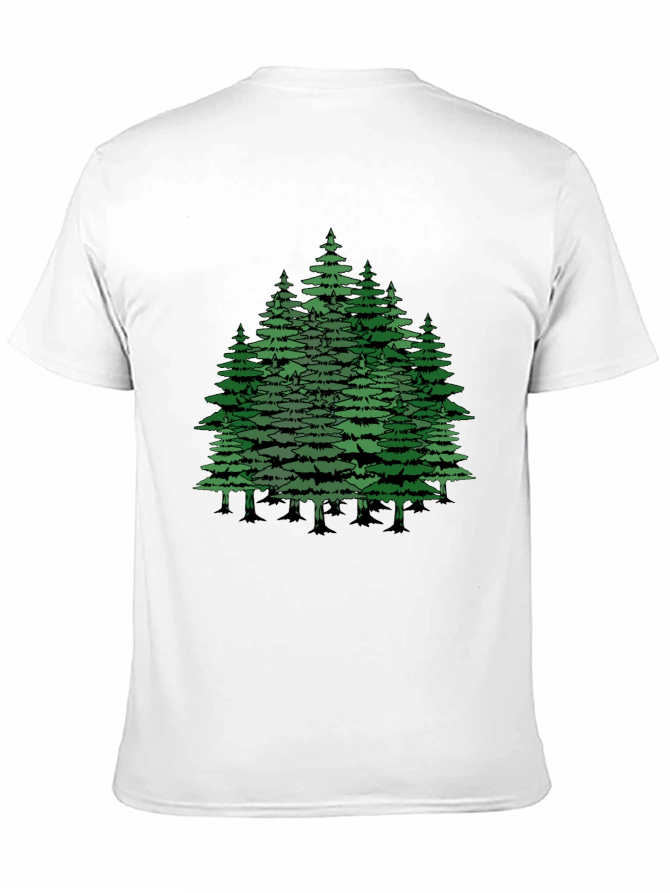 Forest Graphic Tee - Nature Lovers Black T-Shirt