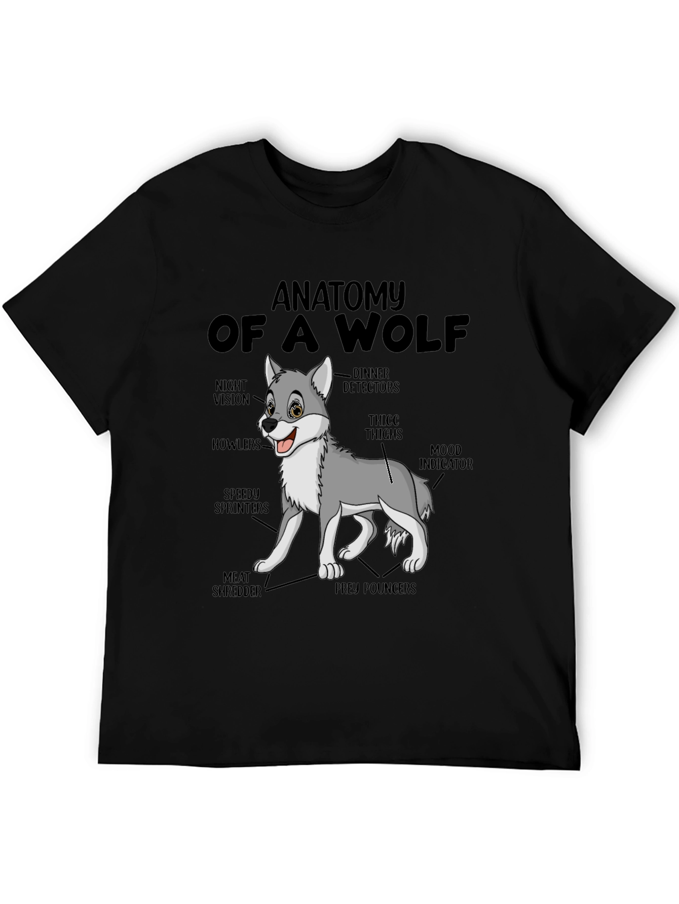Anatomy of a Wolf Graphic T-Shirt