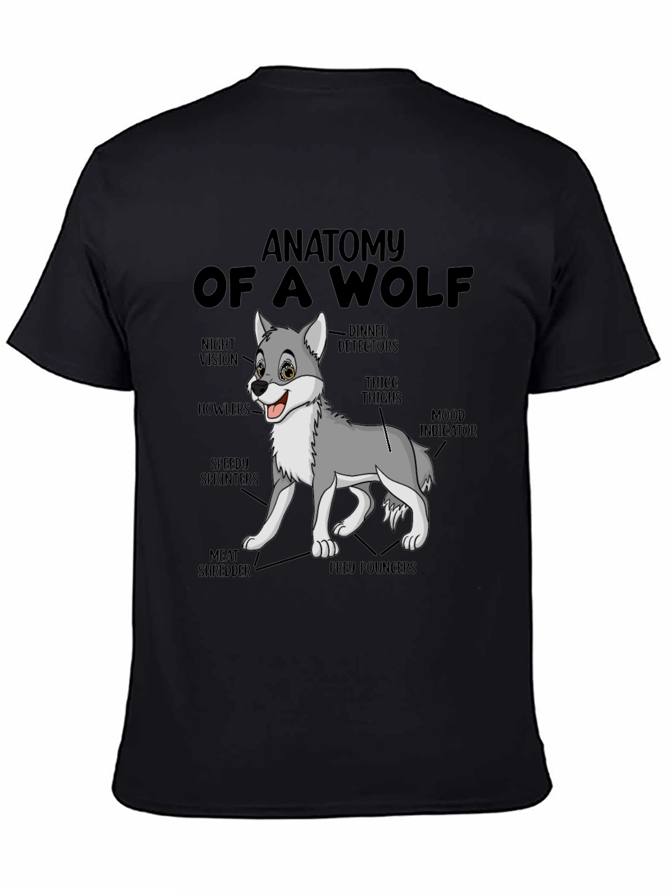 Anatomy of a Wolf Graphic T-Shirt