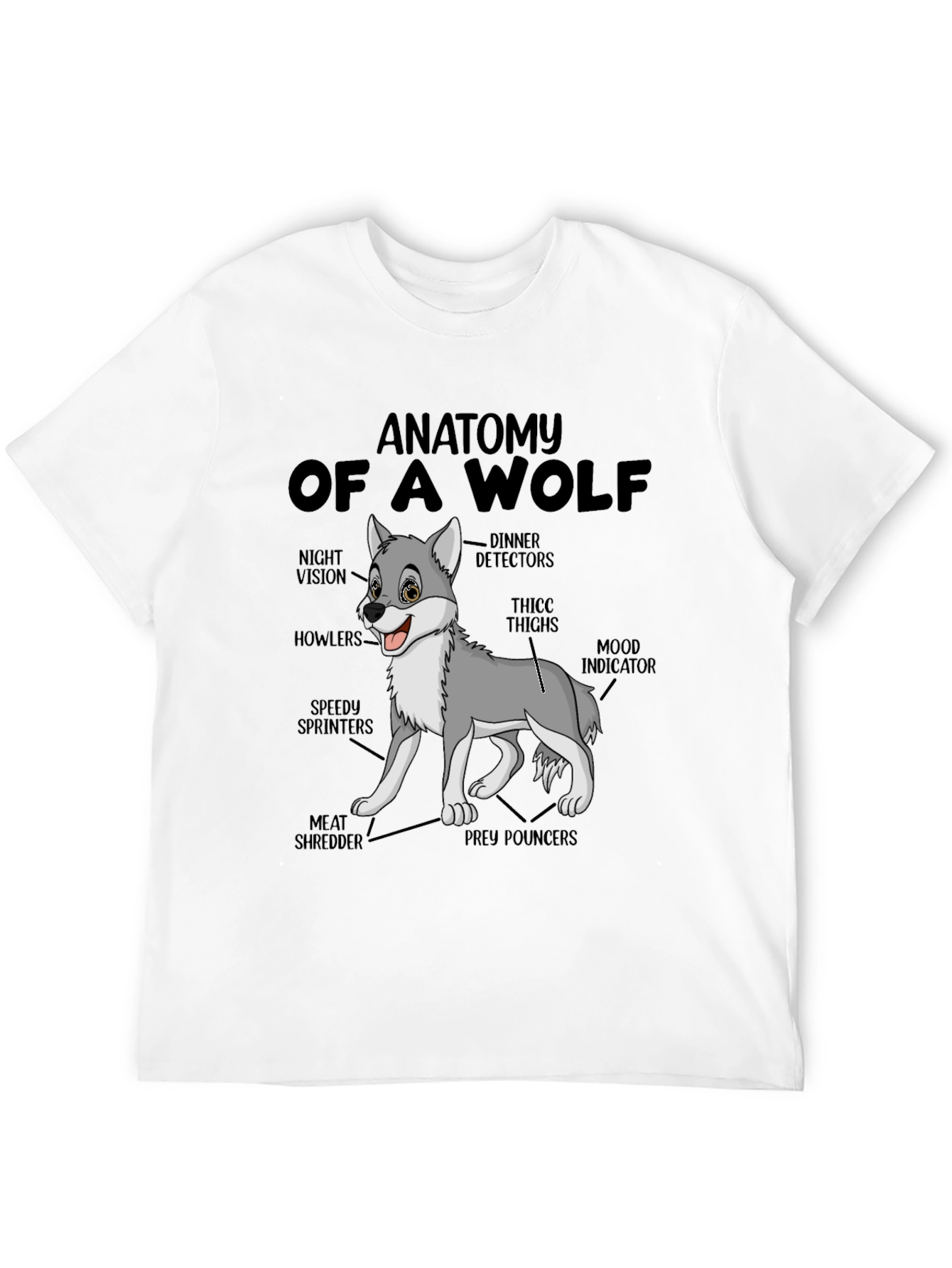 Anatomy of a Wolf Graphic T-Shirt