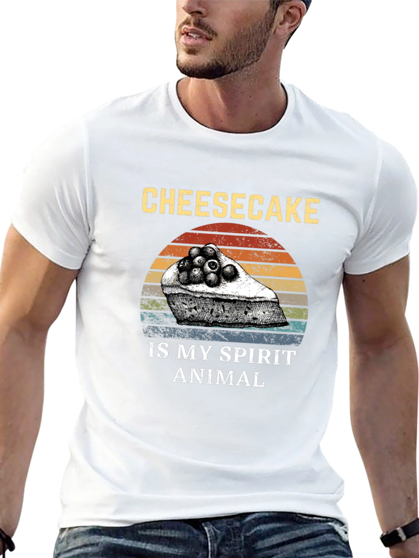 Cheesecake Spirit Animal T-Shirt - Funny Foodie Tee