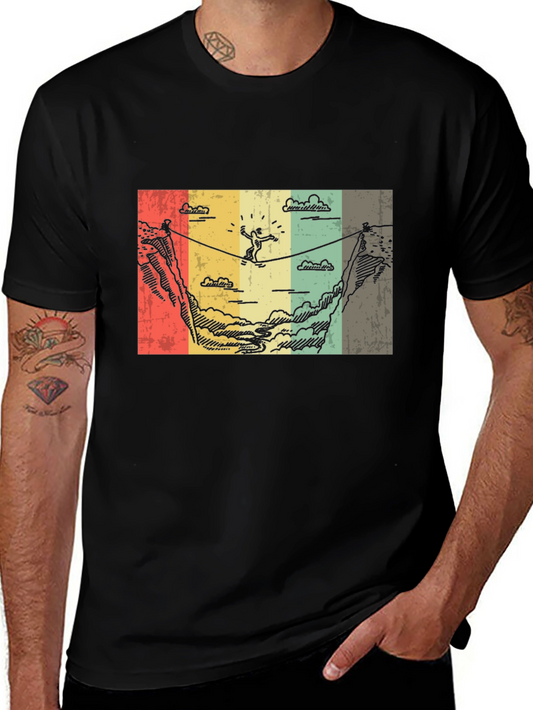 High Wire Act T-Shirt - Graphic Tee - Balancing Act