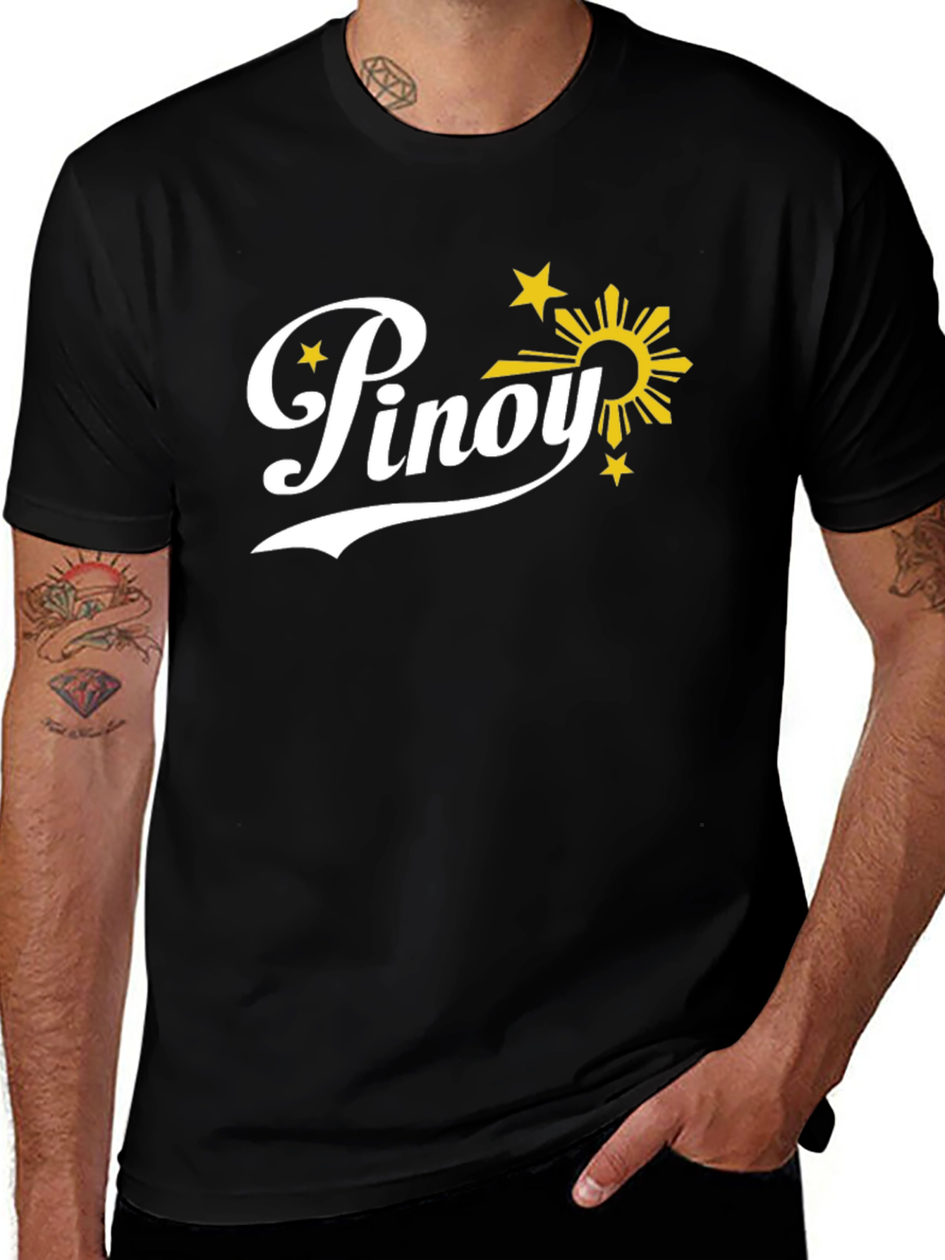 Pinoy T-Shirt - Philippines Sun and Stars Design