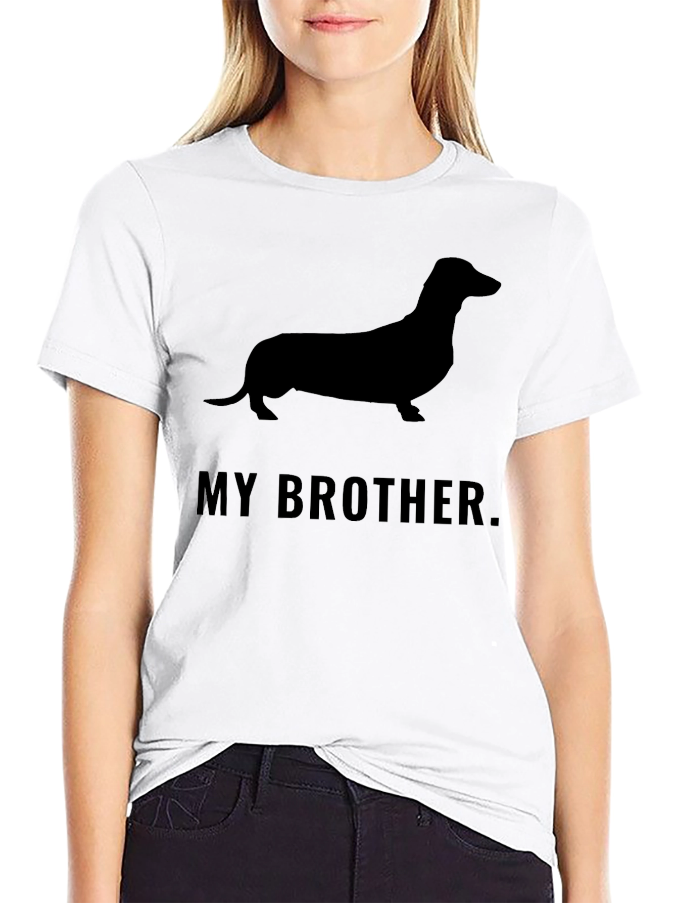 Dachshund My Brother Graphic T-Shirt