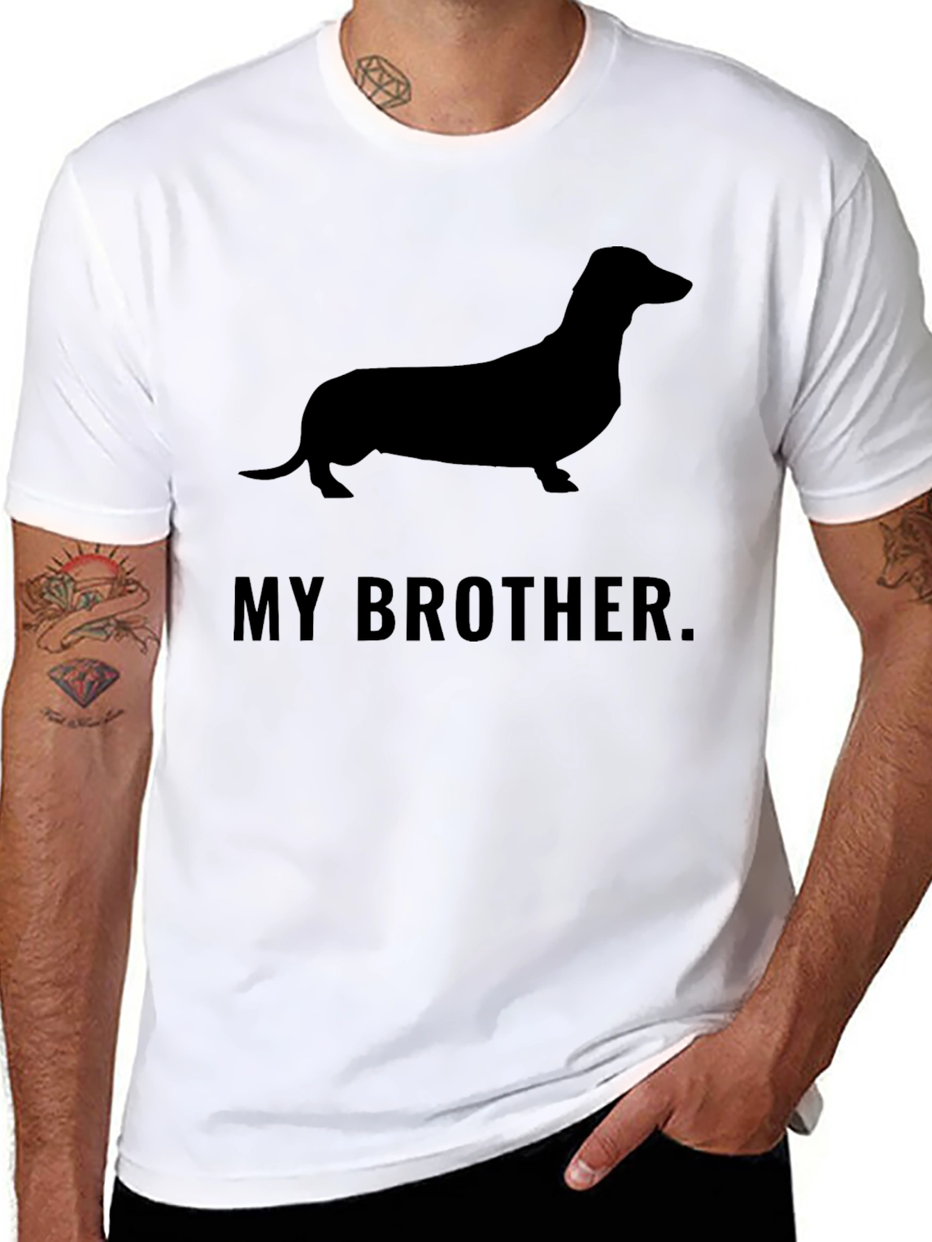 Dachshund My Brother Graphic T-Shirt