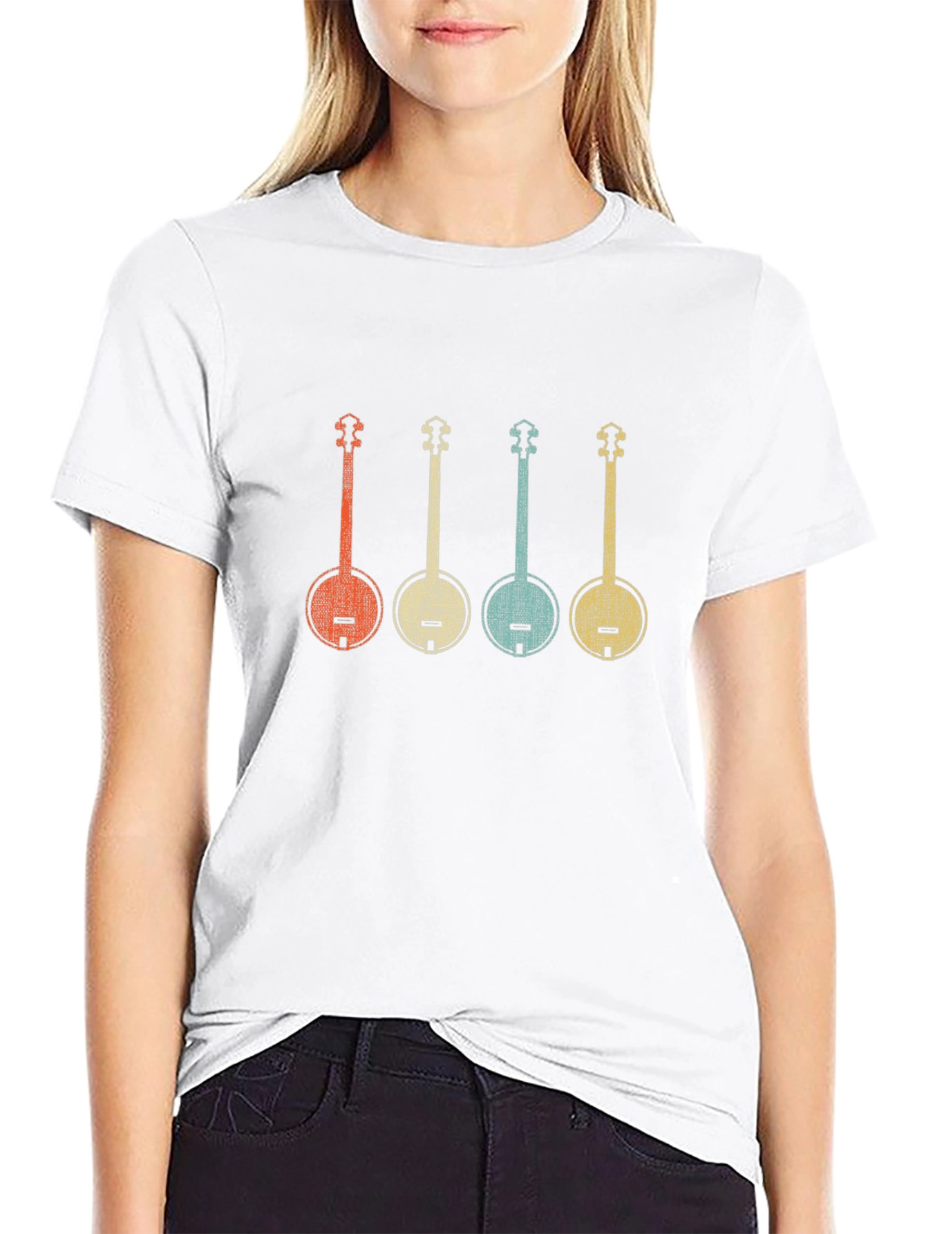 Retro Banjo T-Shirt | Music Lovers Gift