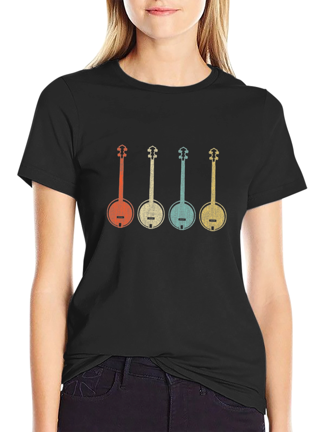 Retro Banjo T-Shirt | Music Lovers Gift