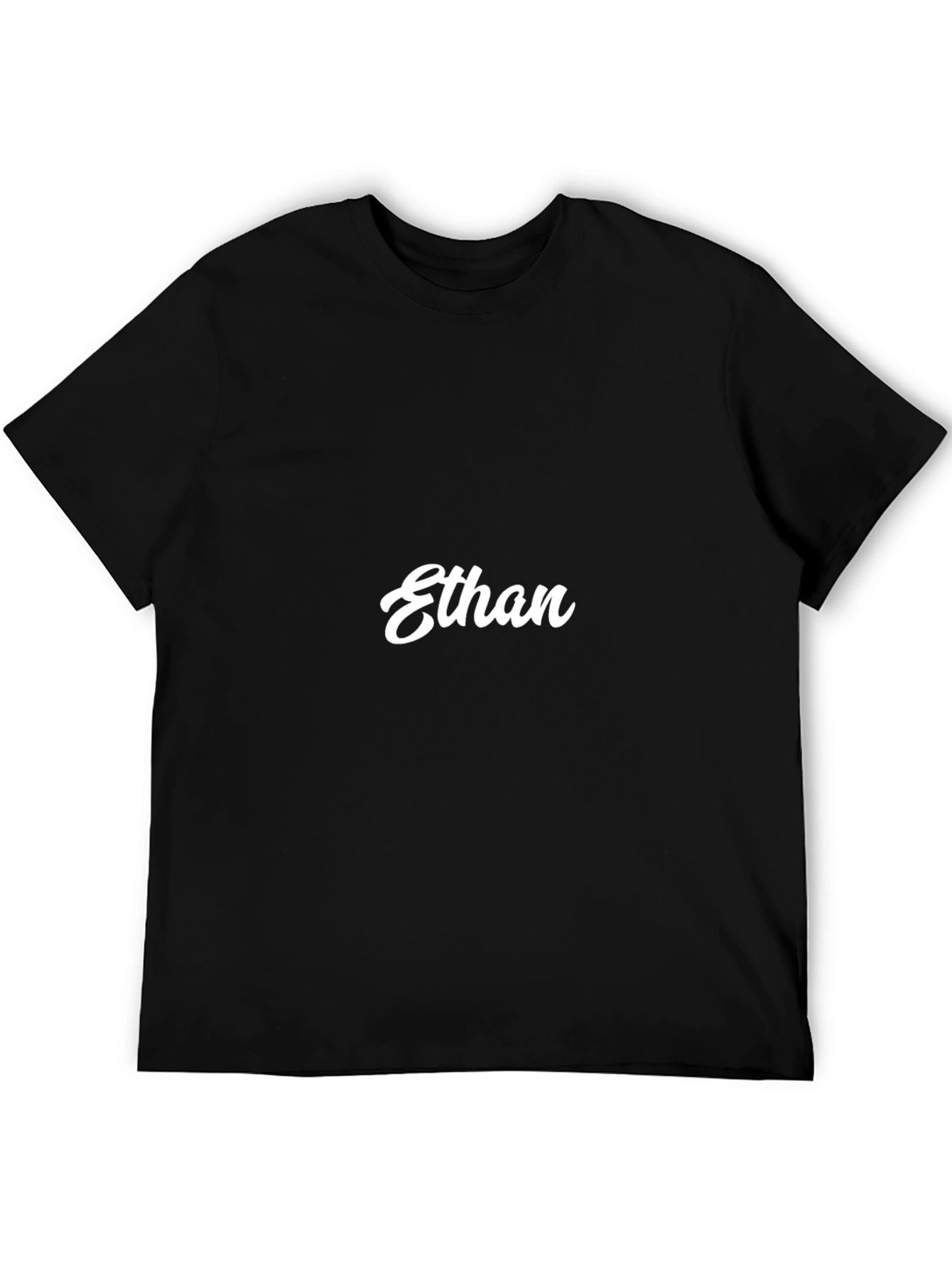 Ethan Personalized Black T-Shirt