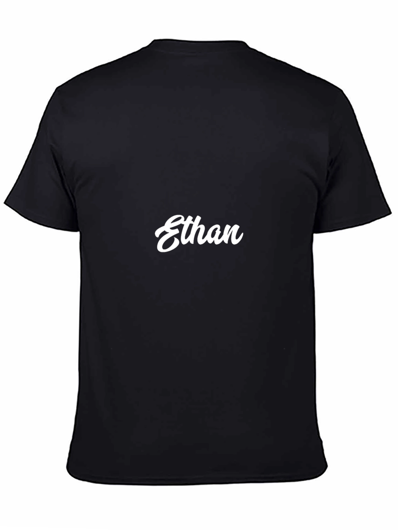 Ethan Personalized Black T-Shirt