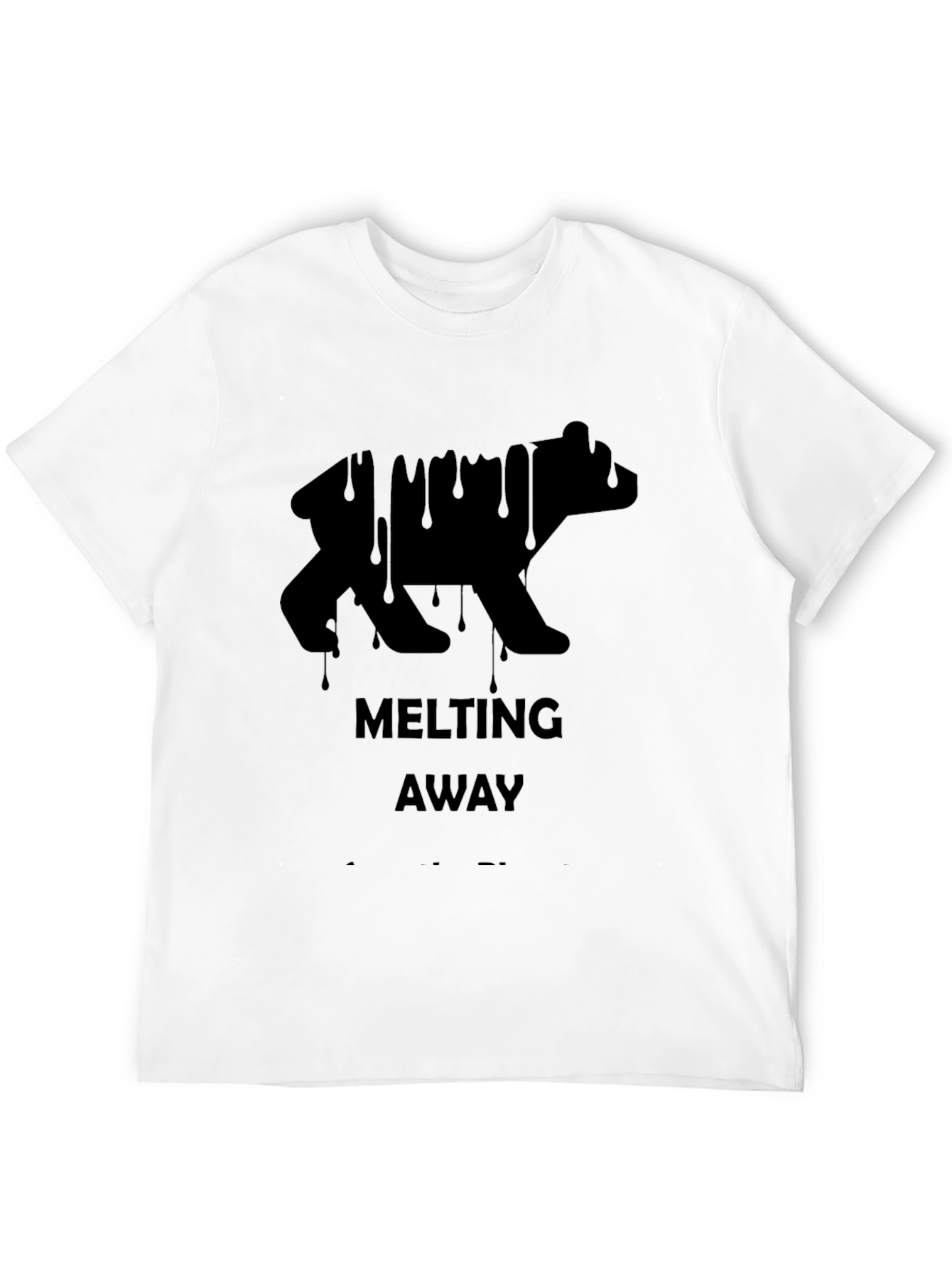 Melting Bear Graphic Tee - Cool & Unique Design