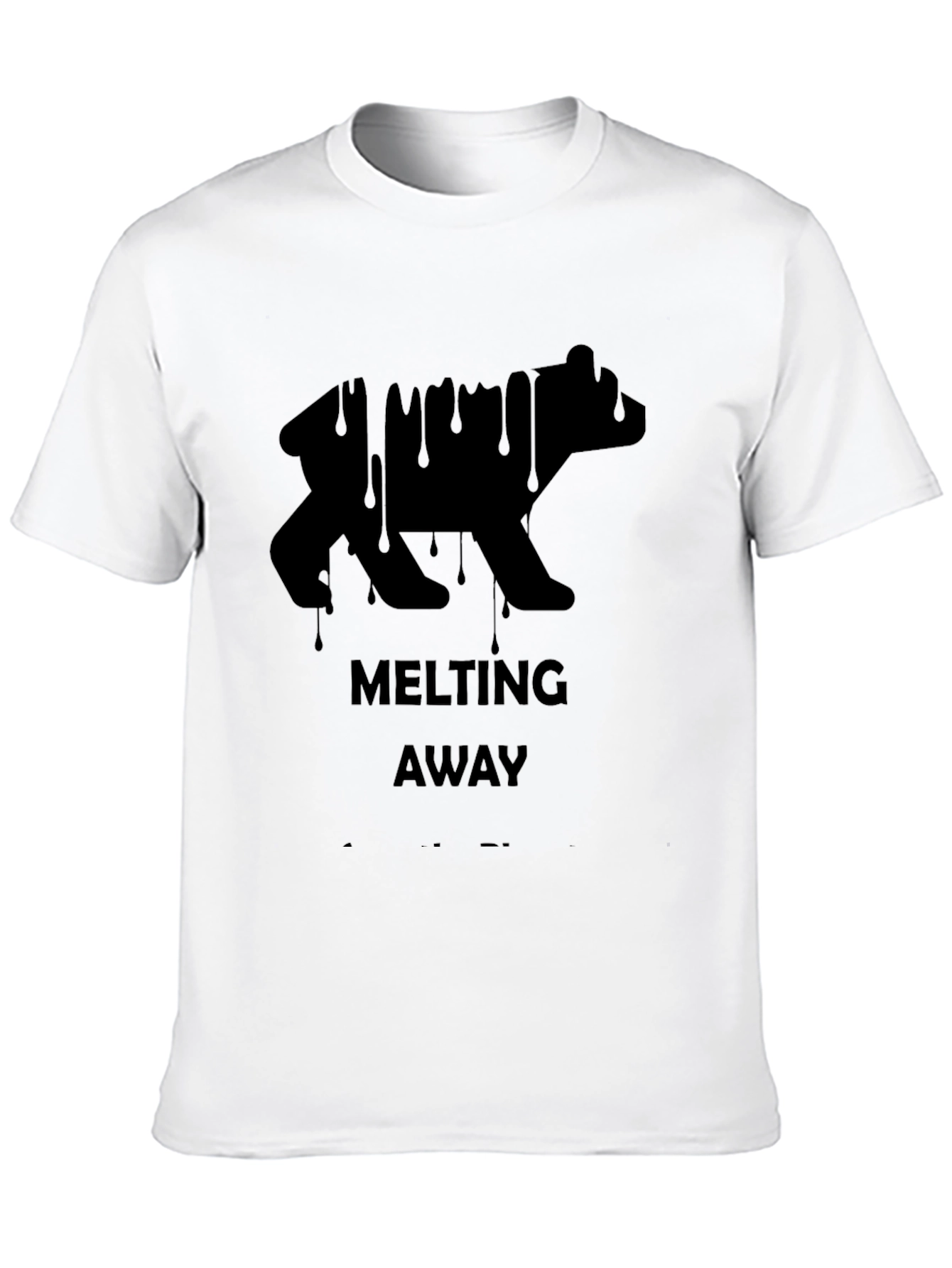 Melting Bear Graphic Tee - Cool & Unique Design