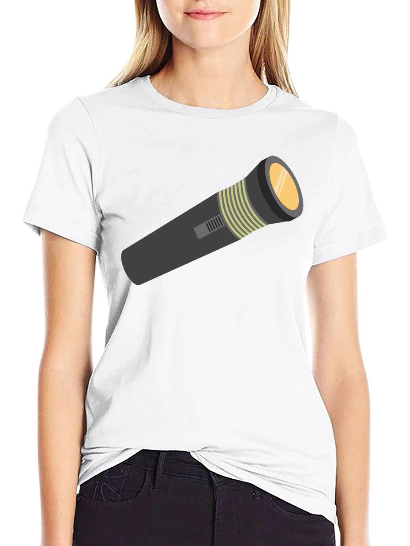 Flashlight Graphic Tee - Stylish Comfort