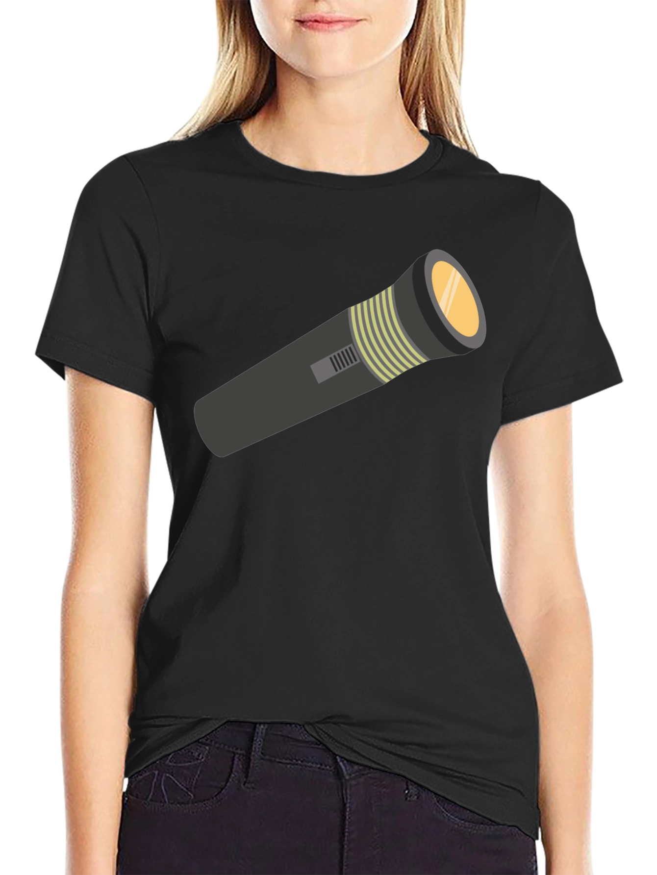 Flashlight Graphic Tee - Stylish Comfort