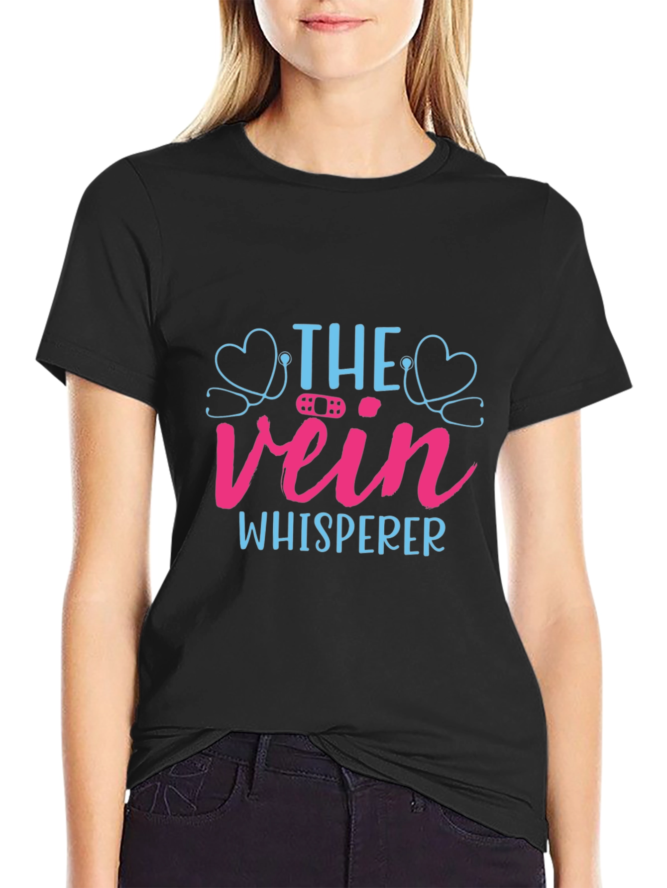 The Vein Whisperer Black T-Shirt