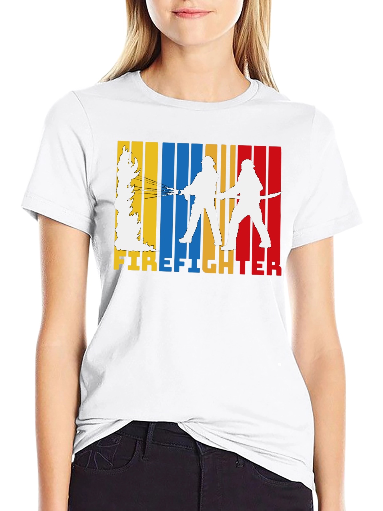 Firefighter Graphic Tee - Black