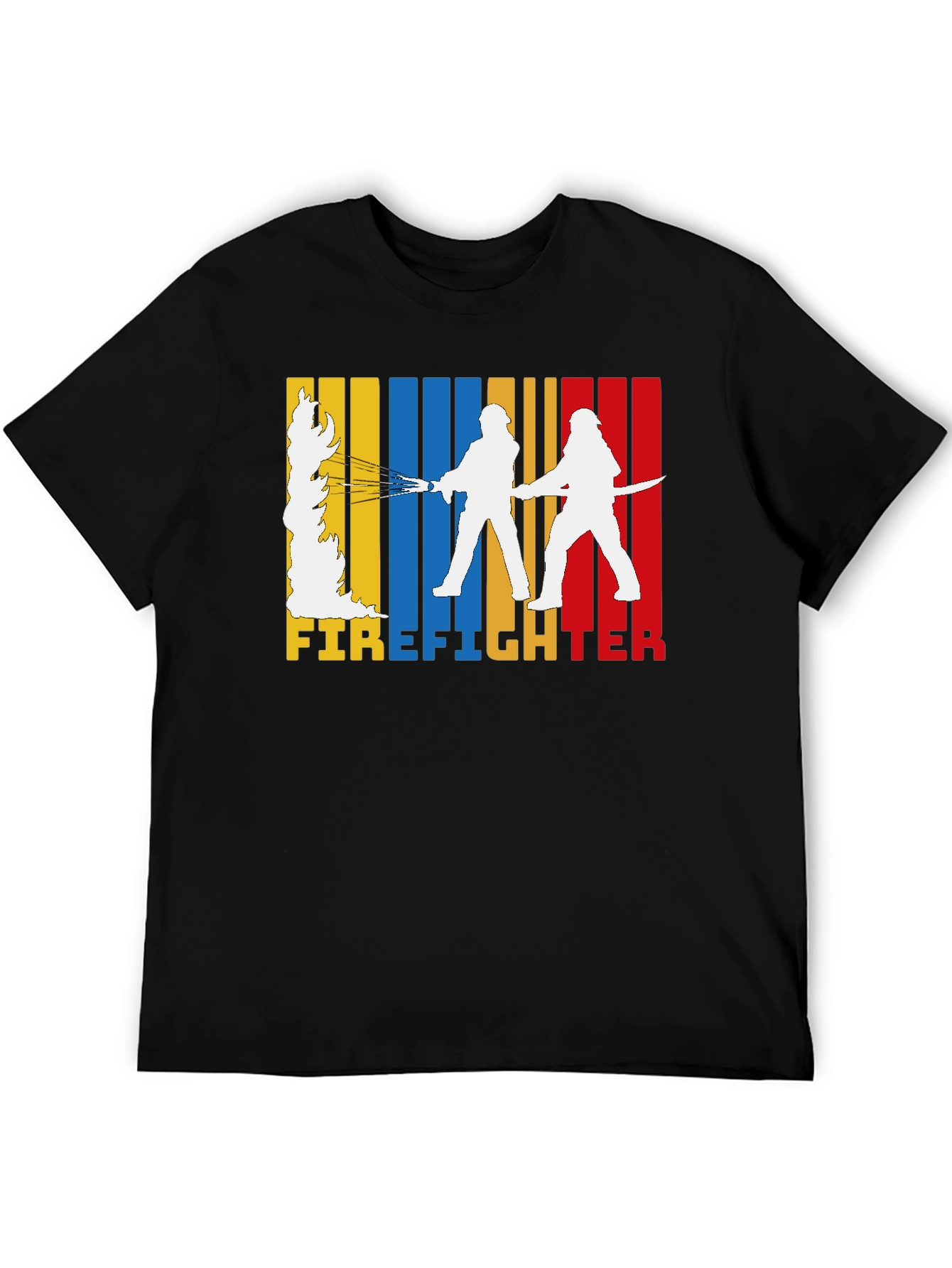 Firefighter Graphic Tee - Black