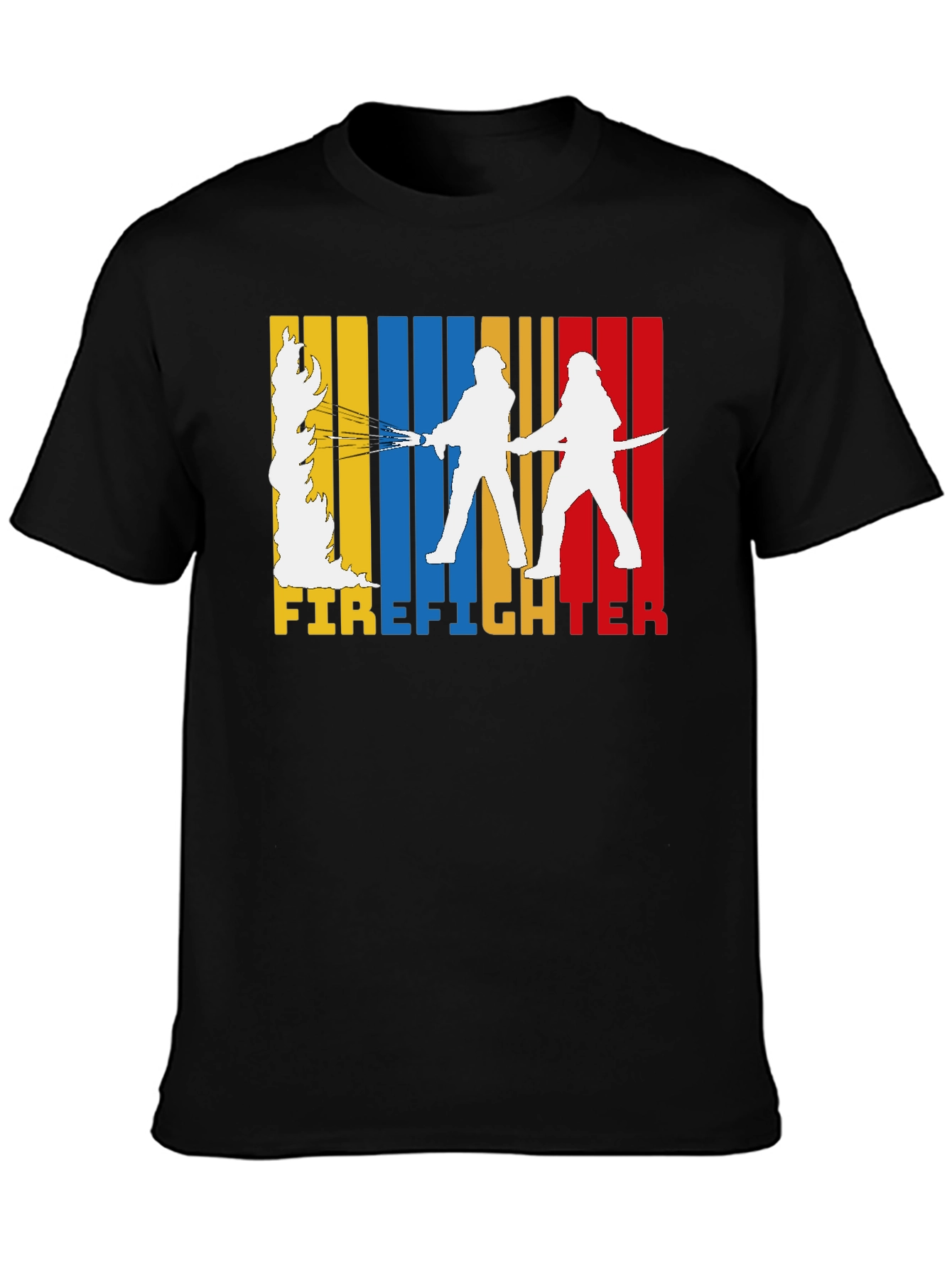 Firefighter Graphic Tee - Black