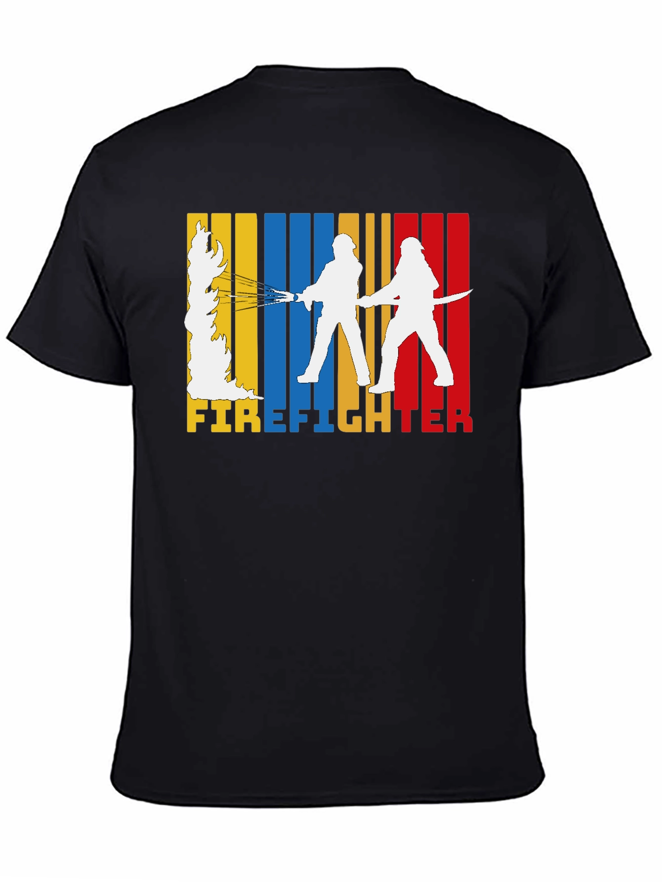 Firefighter Graphic Tee - Black
