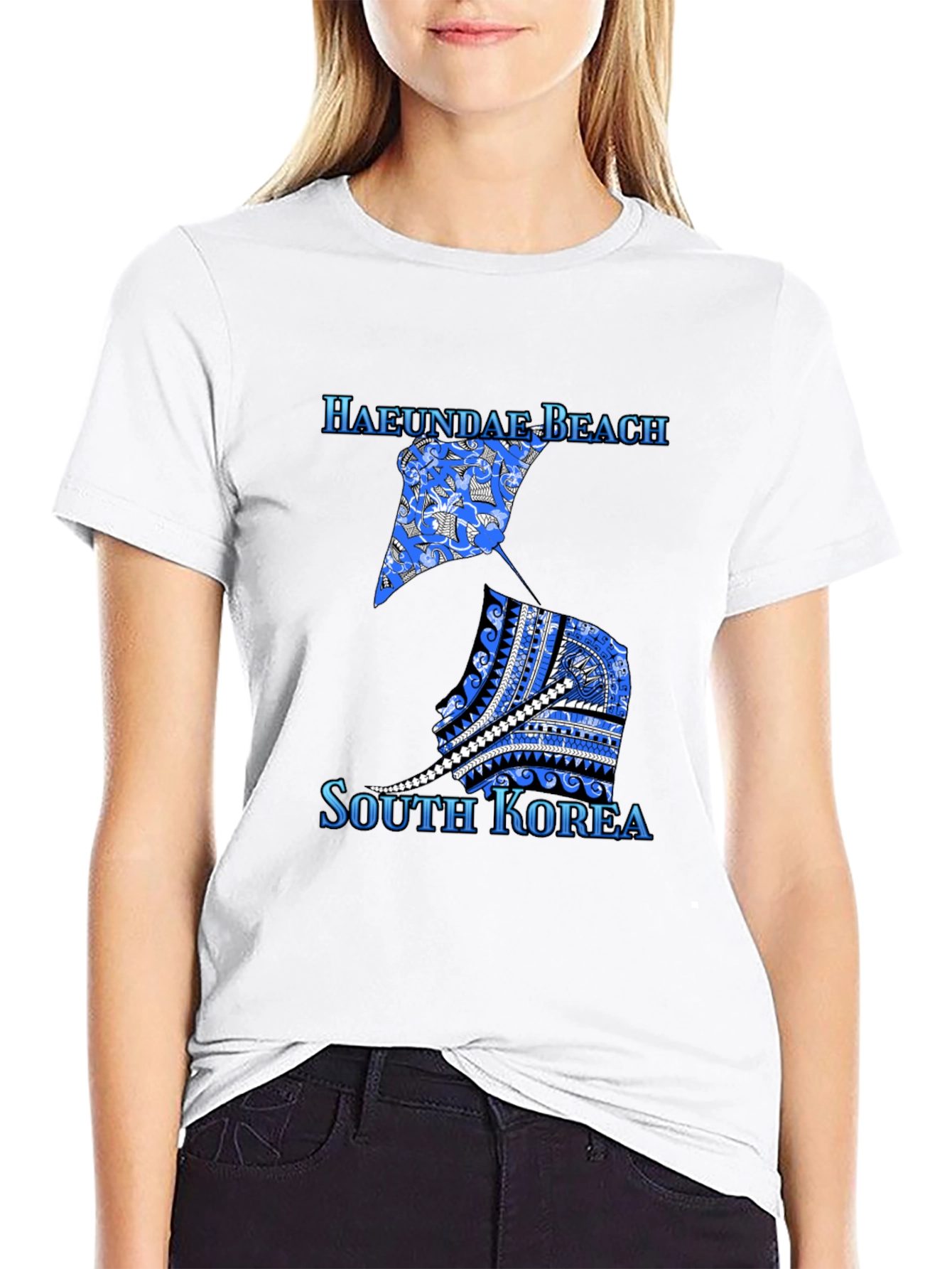 Haeundae Beach South Korea Graphic Tee